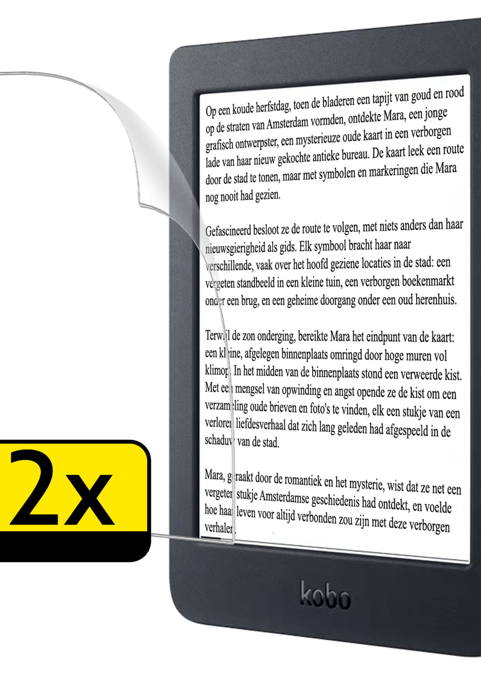 LUQ LUQ Kobo Nia Schermfolie - 2 PACK