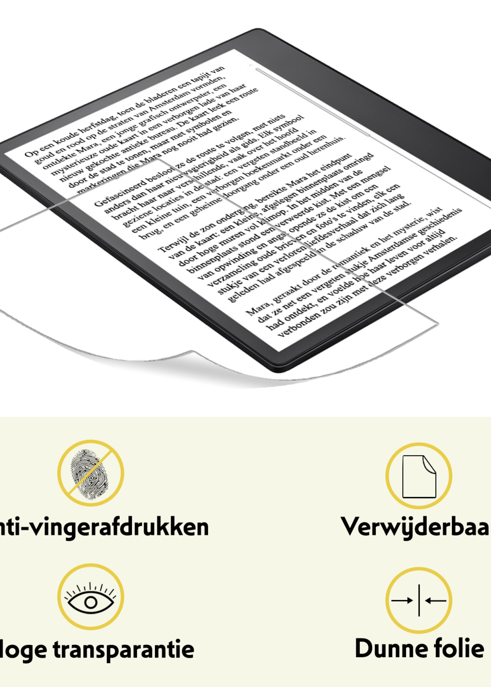 LUQ LUQ Kobo Elipsa 2E Schermfolie - 2 PACK