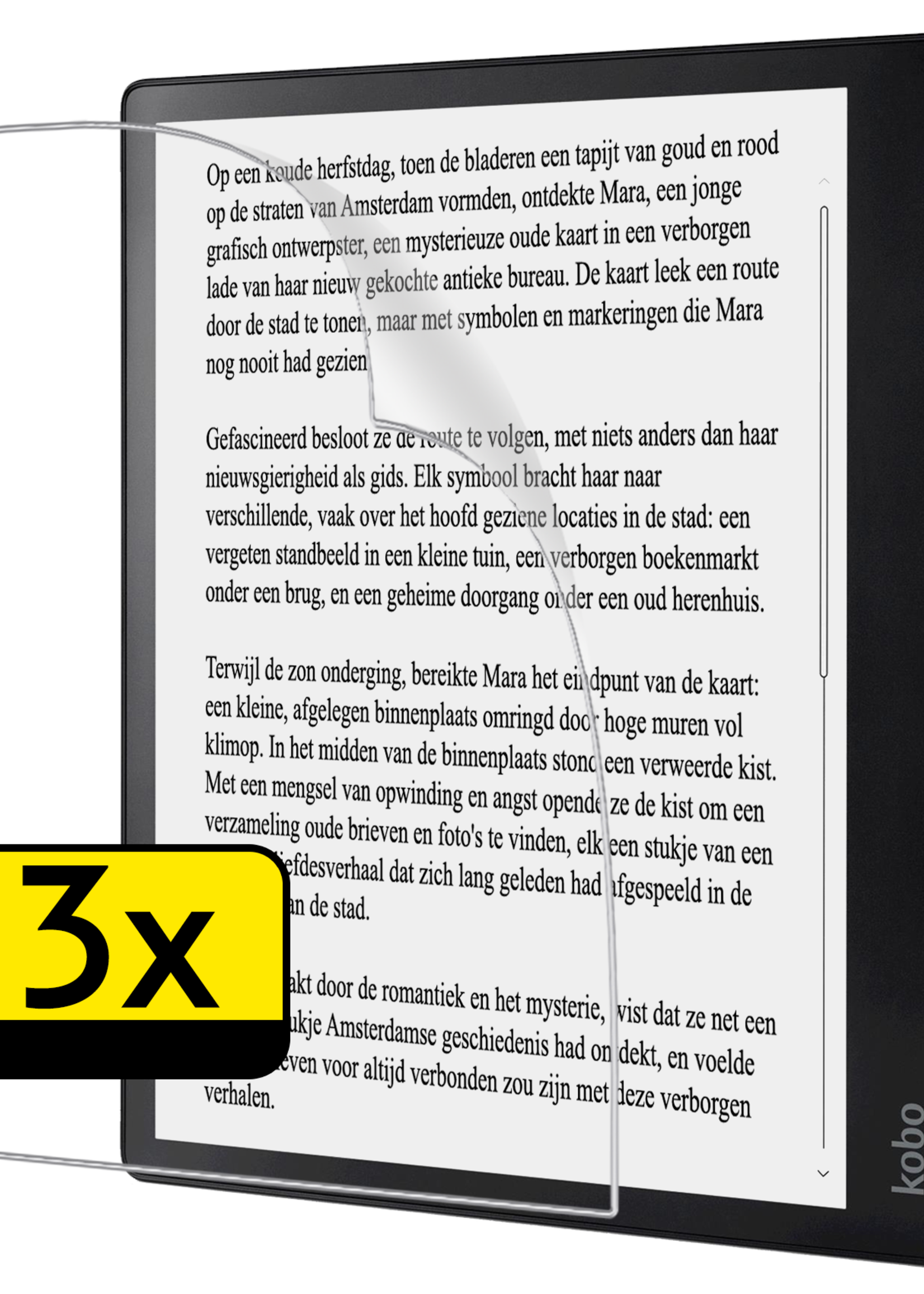 LUQ LUQ Kobo Elipsa 2E Schermfolie - 3 PACK