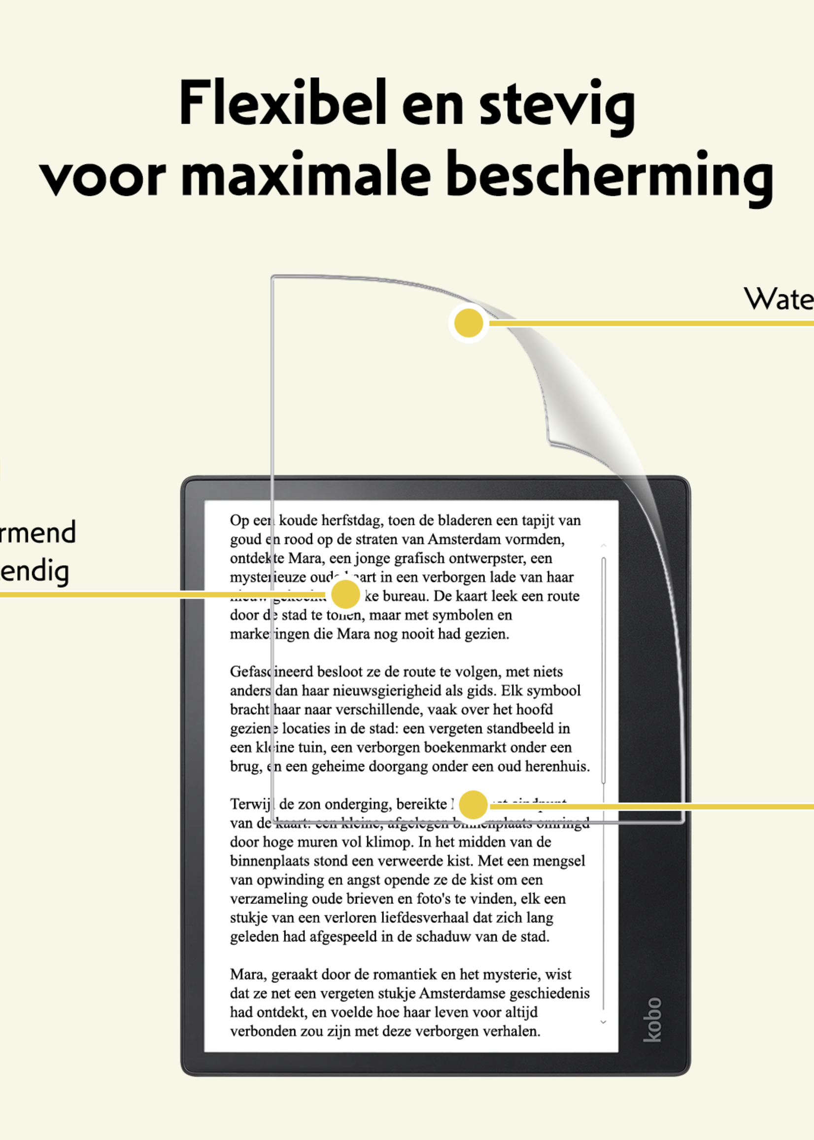 LUQ LUQ Kobo Elipsa 2E Schermfolie - 3 PACK