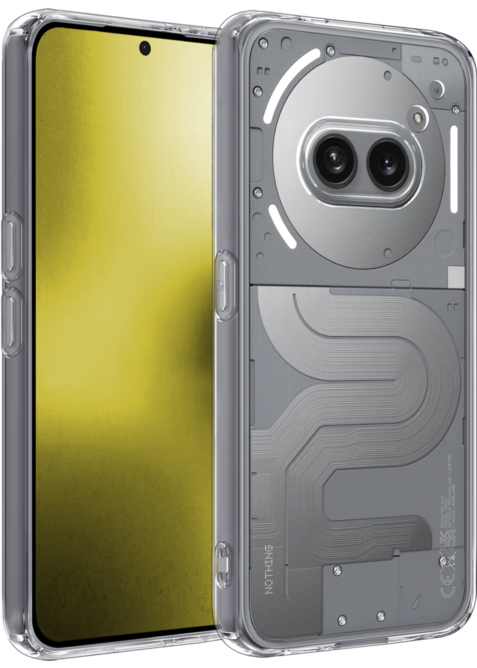 LUQ LUQ Nothing Phone (2a) Plus Hoesje Siliconen - Transparant