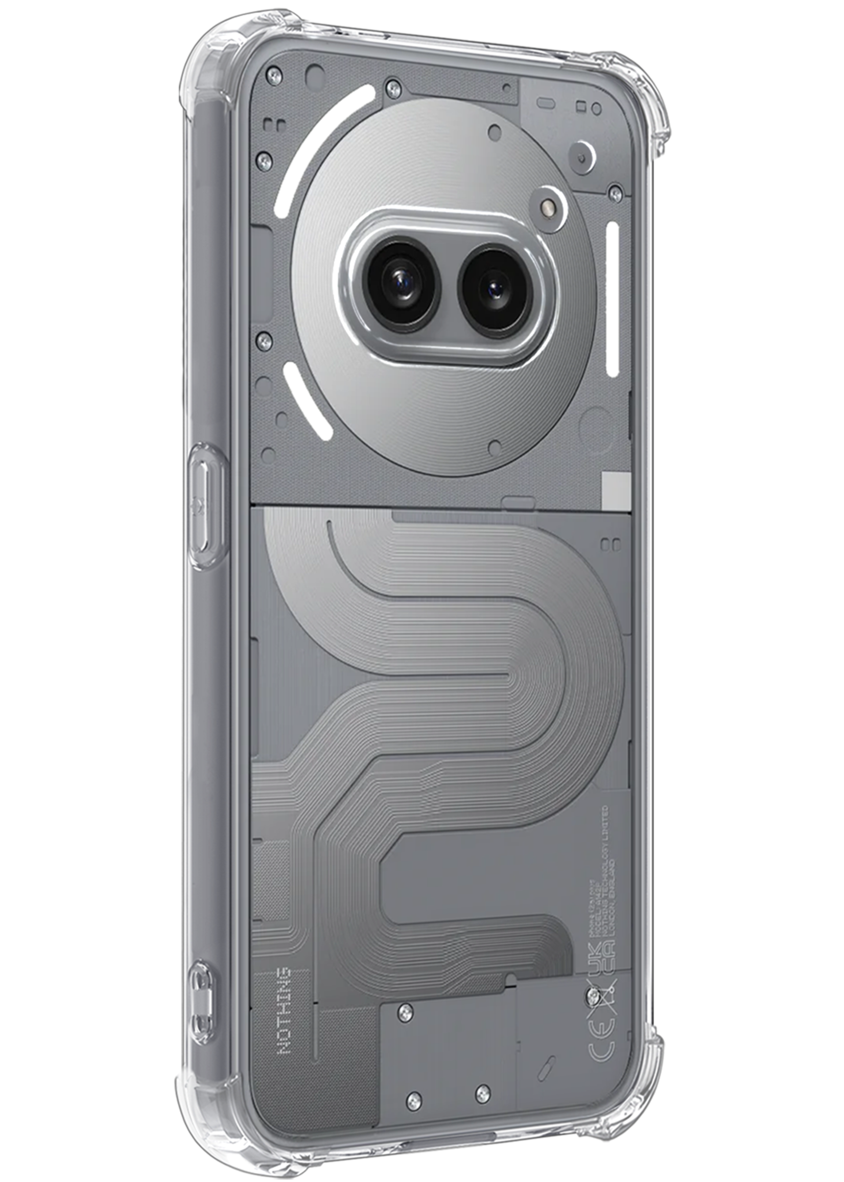 LUQ LUQ Nothing Phone (2a) Plus Hoesje Shockproof - Transparant