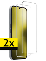 LUQ LUQ Nothing Phone (2a) Plus Screenprotector Glas - 2 PACK