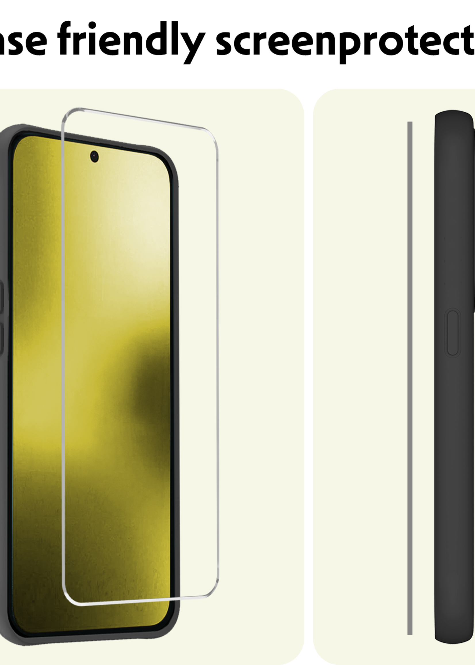 LUQ LUQ Nothing Phone (2a) Plus Screenprotector Glas