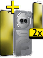 LUQ LUQ Nothing Phone (2a) Hoesje Shockproof Met 2x Screenprotector