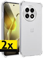 LUQ LUQ OnePlus 13 Hoesje Shockproof - Transparant - 2 PACK