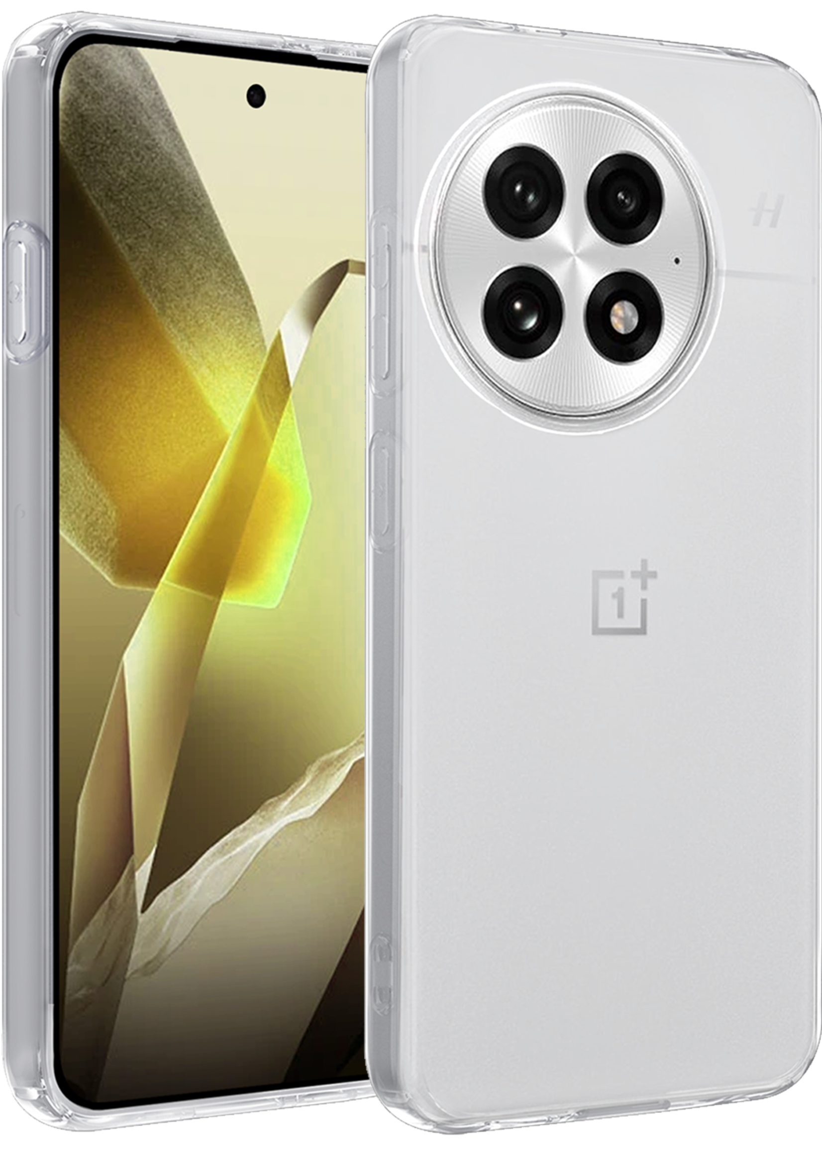 LUQ LUQ OnePlus 13 Hoesje Siliconen - Transparant