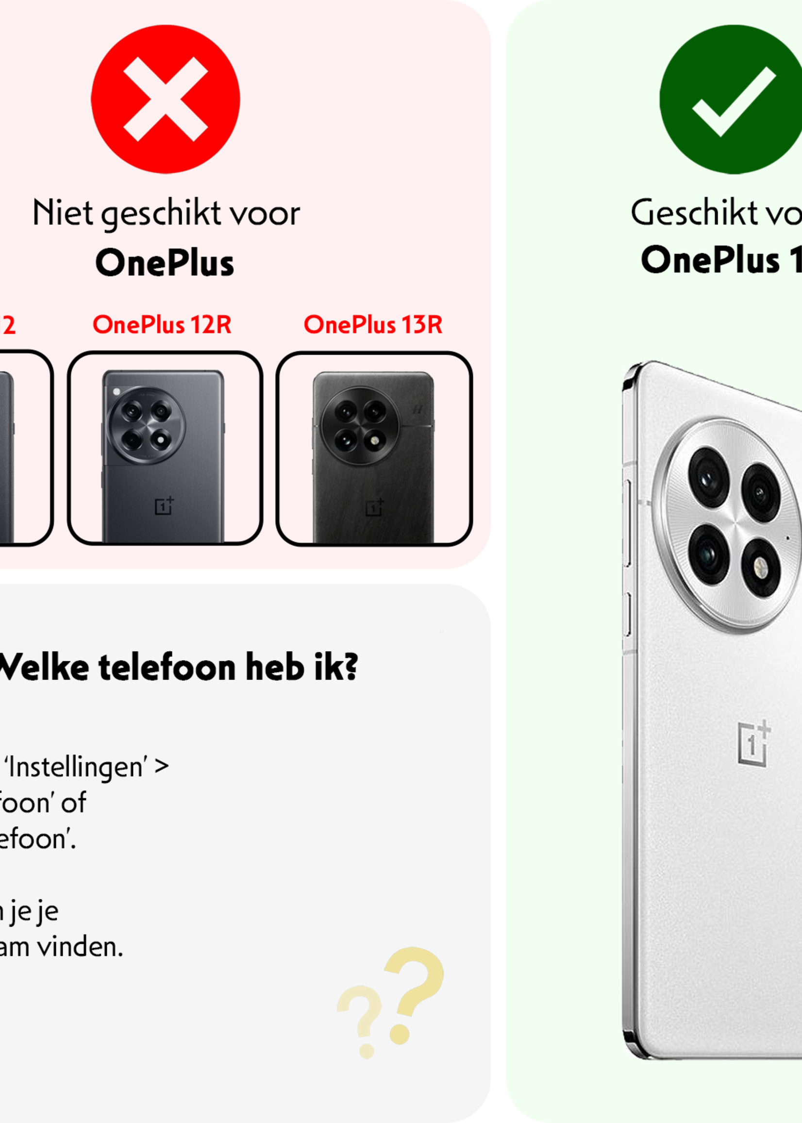 LUQ LUQ OnePlus 13 Hoesje Siliconen - Transparant
