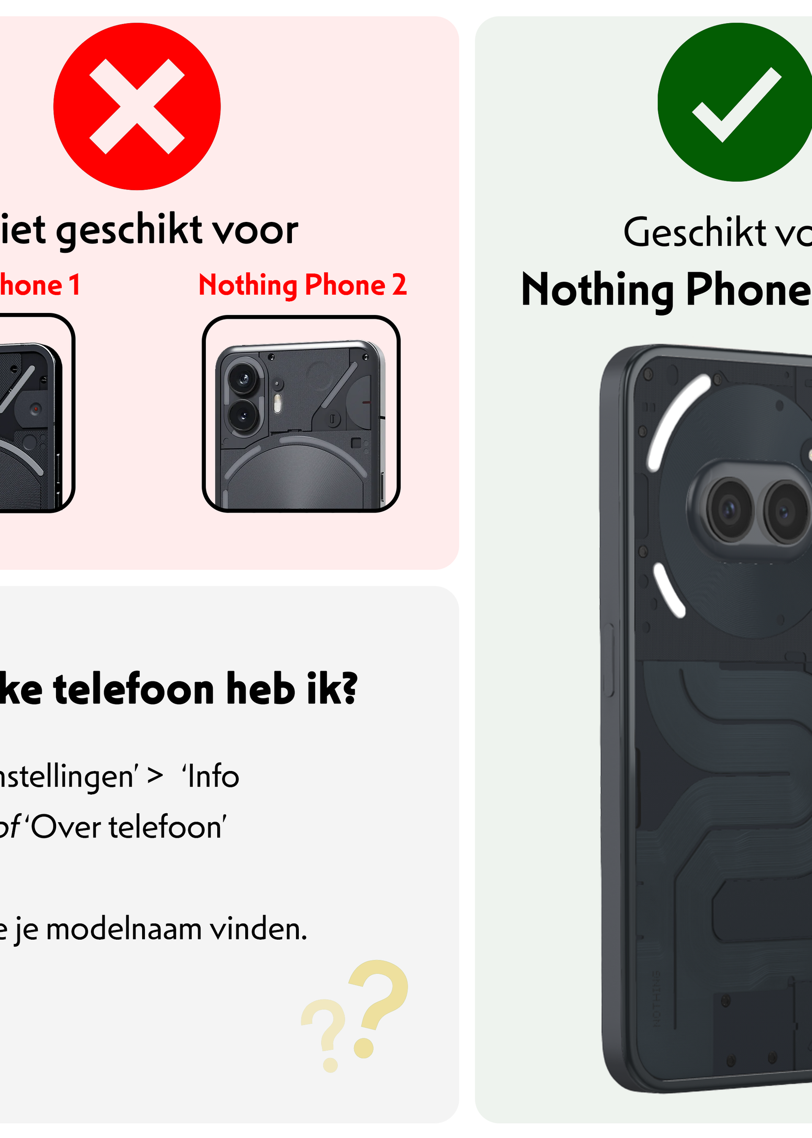 LUQ LUQ Nothing Phone (2a) Plus Hoesje Shockproof Met Screenprotector