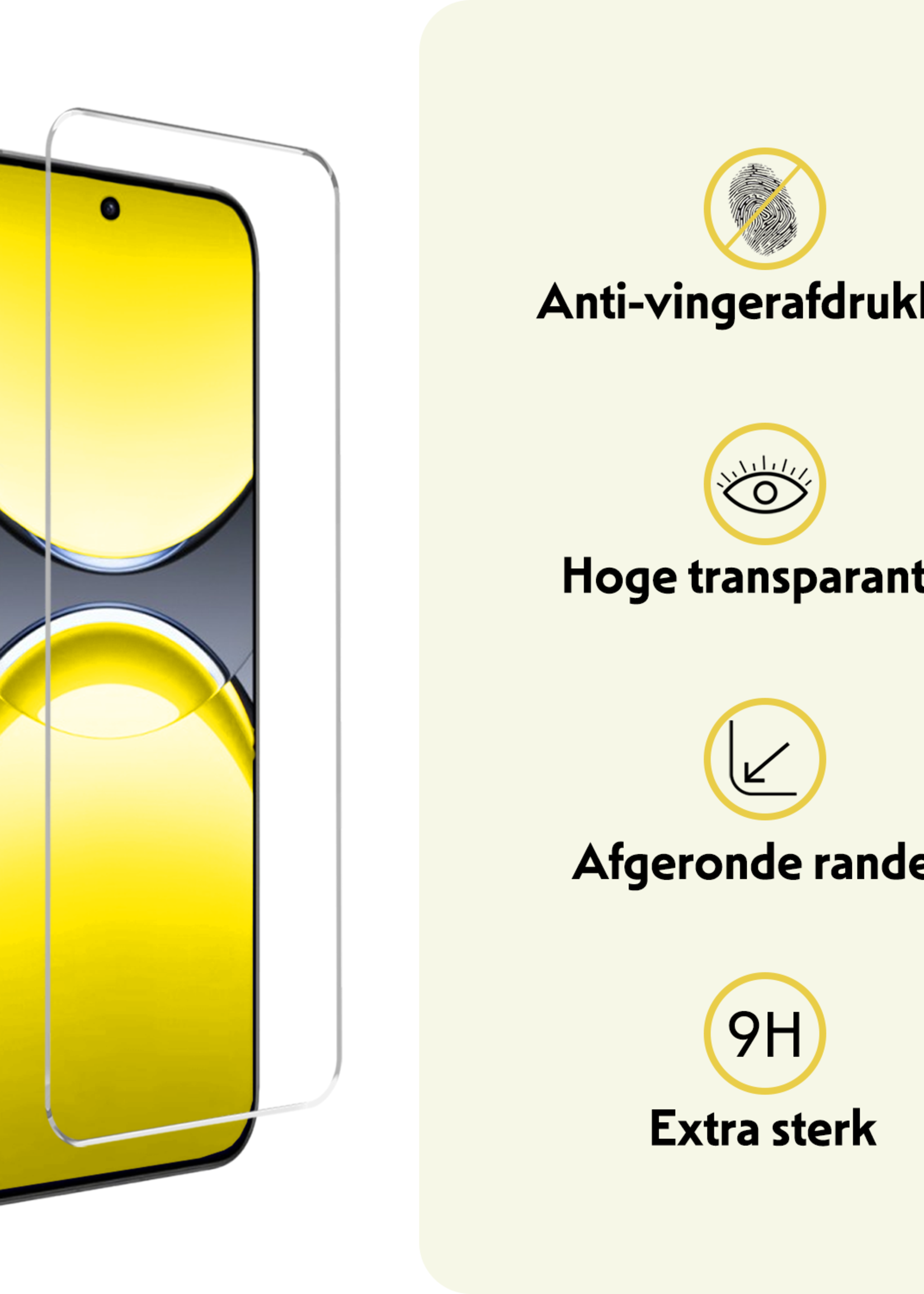 LUQ LUQ Oppo Find X8 Screenprotector Glas - 3 PACK