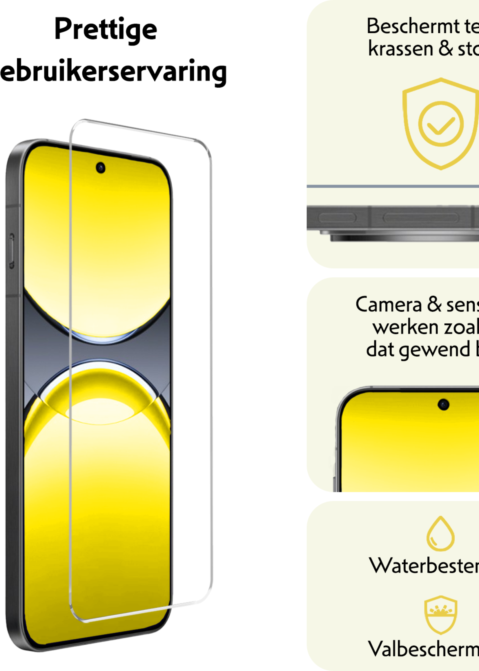 LUQ LUQ Oppo Find X8 Screenprotector Glas