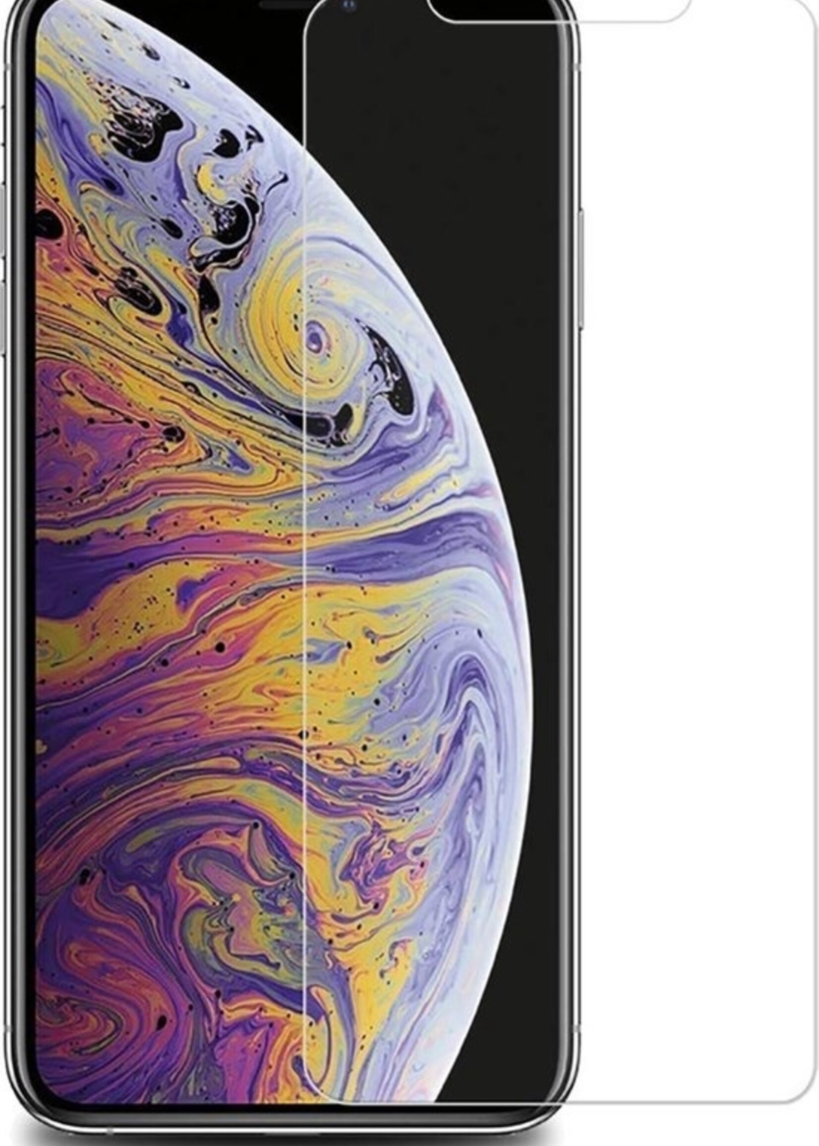 LUQ LUQ iPhone 11 Hoesje Silicone Case Cover En Screenprotector Tempered Glass