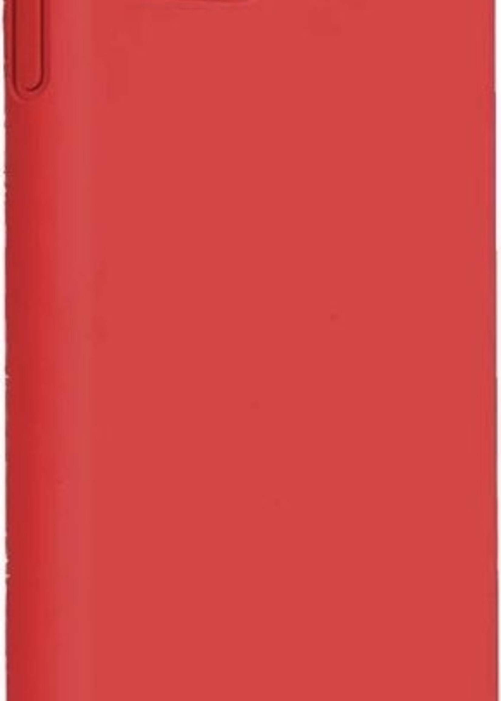 LUQ LUQ iPhone 11 Hoesje Siliconen Case Cover Rood Met 2x Screenprotector Glas