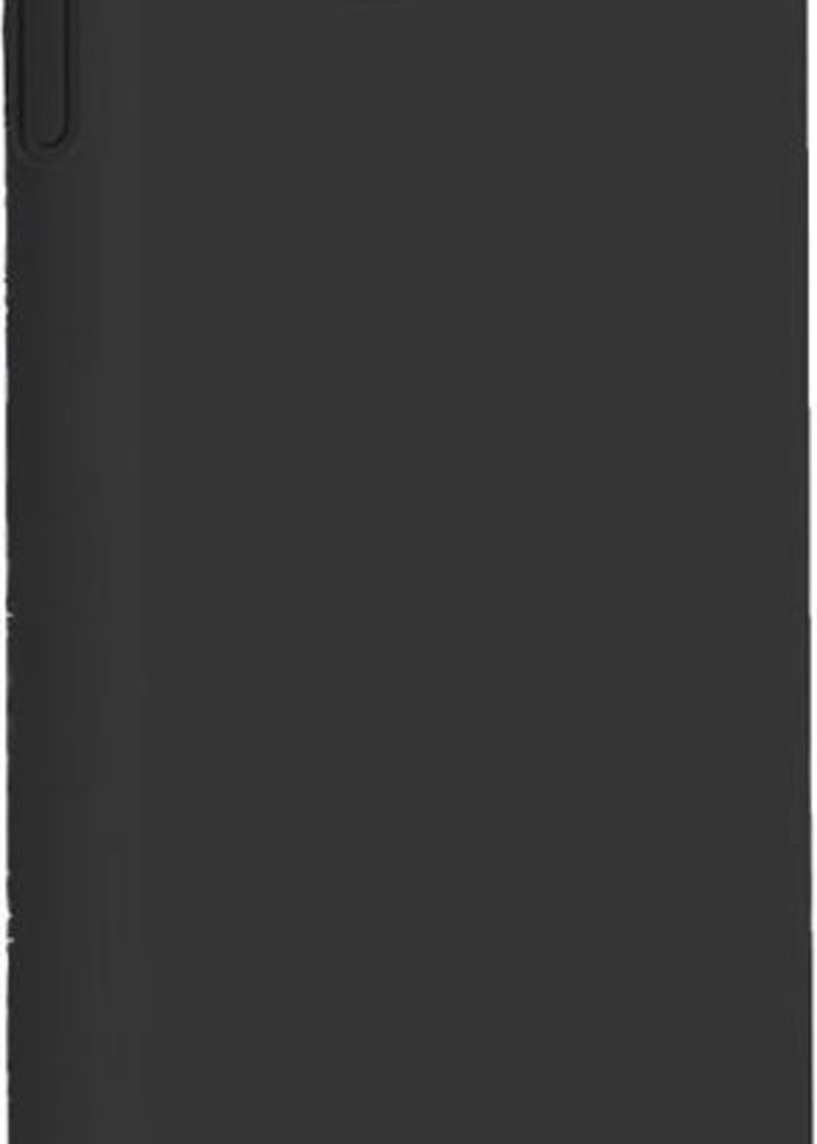 LUQ LUQ iPhone 11 Hoesje Silicone Case Zwart Met 2x Screenprotector Gehard Glas