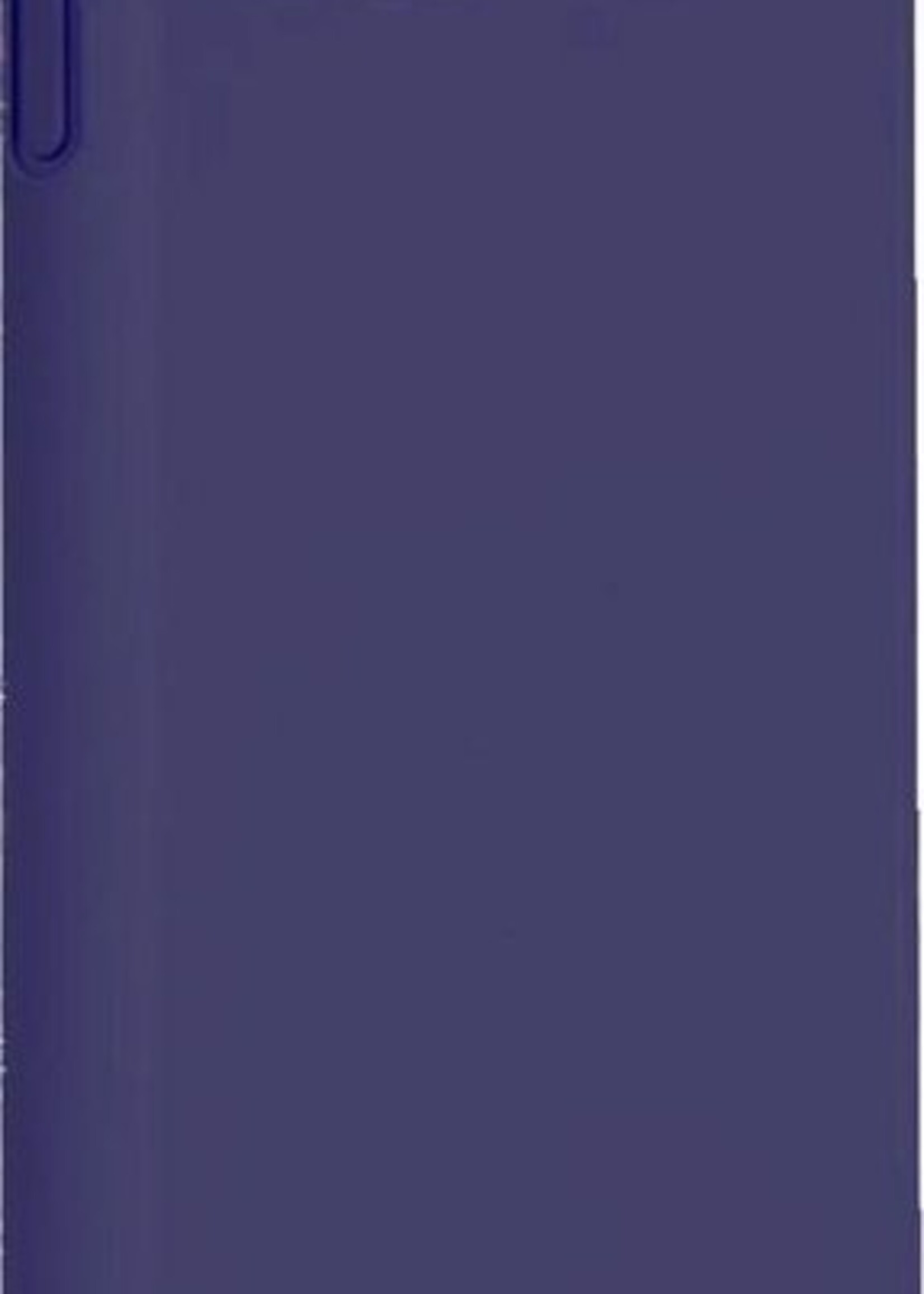 LUQ LUQ iPhone 11 Pro Hoesje Silicone Case Donker Blauw Met 2x Screenprotector