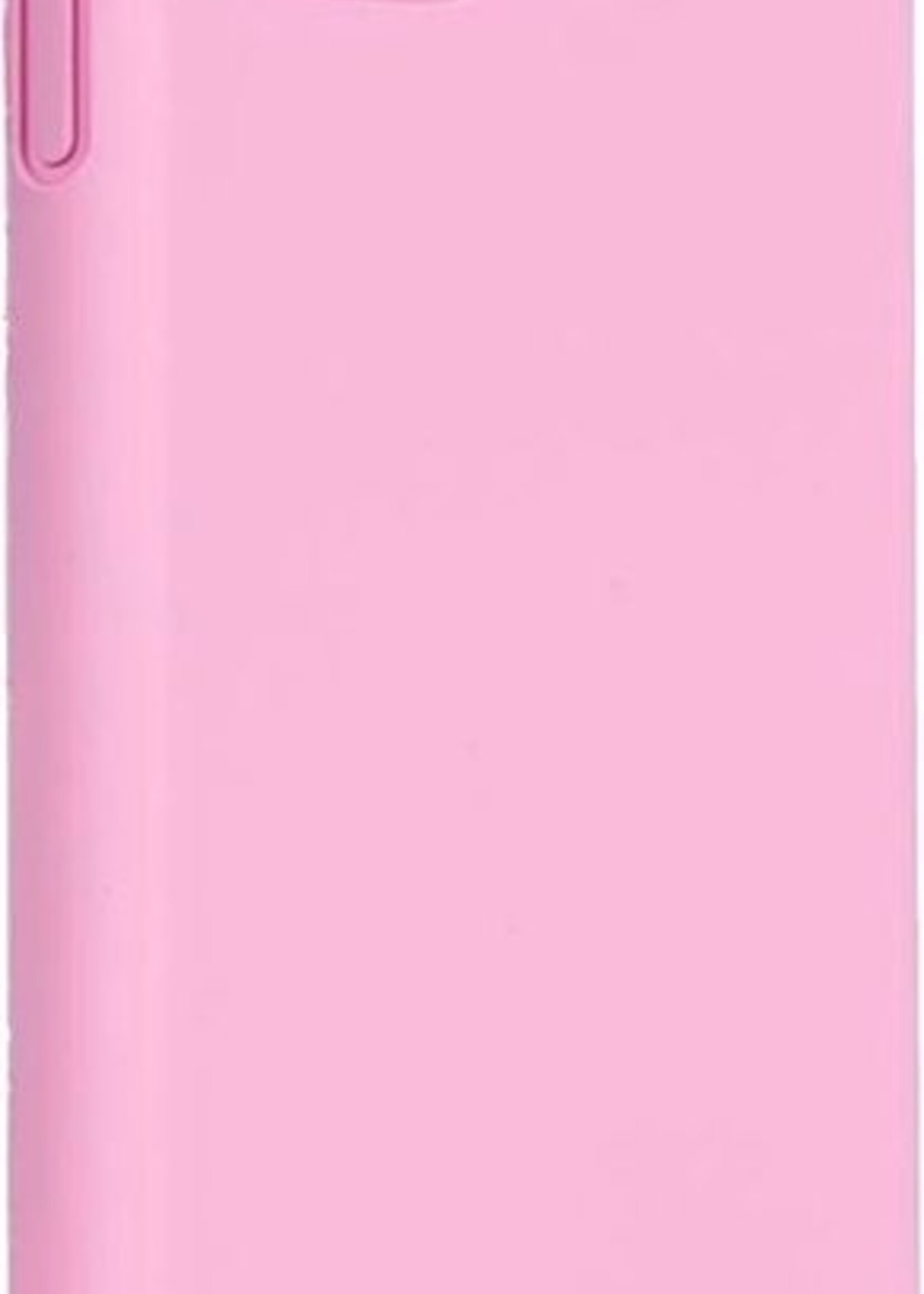 LUQ LUQ iPhone 11 Hoesje Siliconen Cover Roze Met 2x Screenprotector Gehard Glas