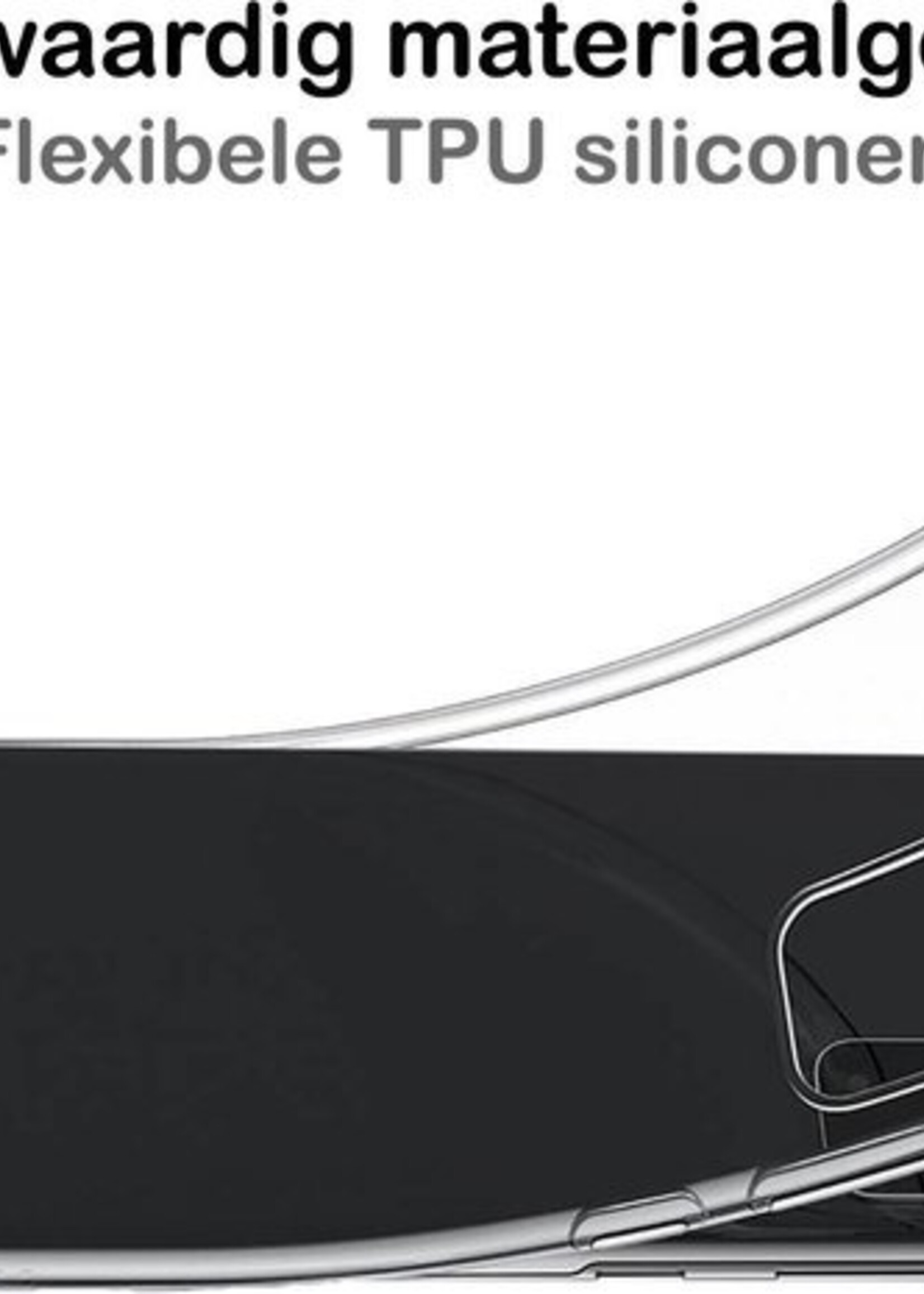 LUQ LUQ Samsung Galaxy S20 Plus hoesje transparant met screenprotector