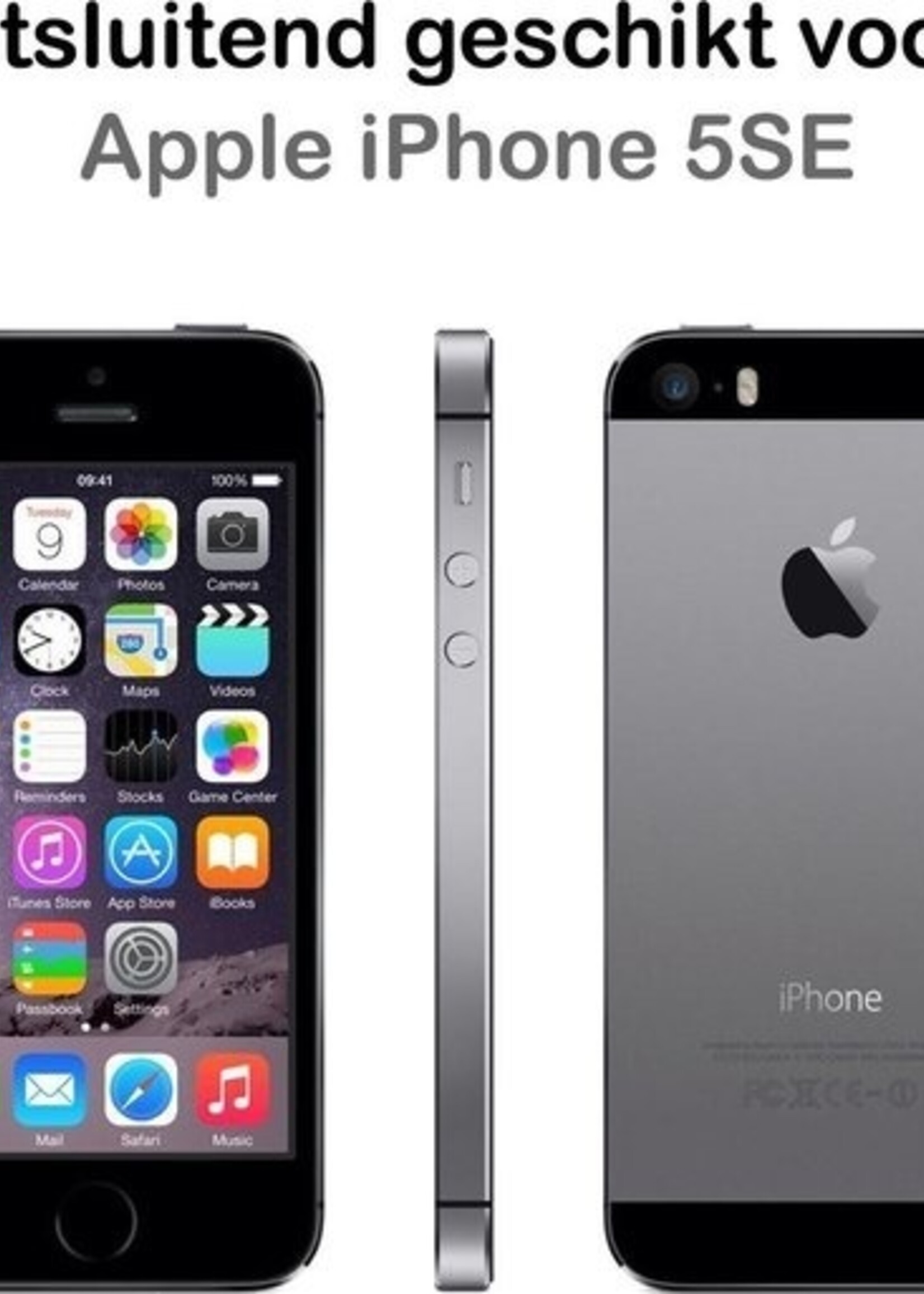 LUQ LUQ iPhone 5SE hoesje siliconen - transparant