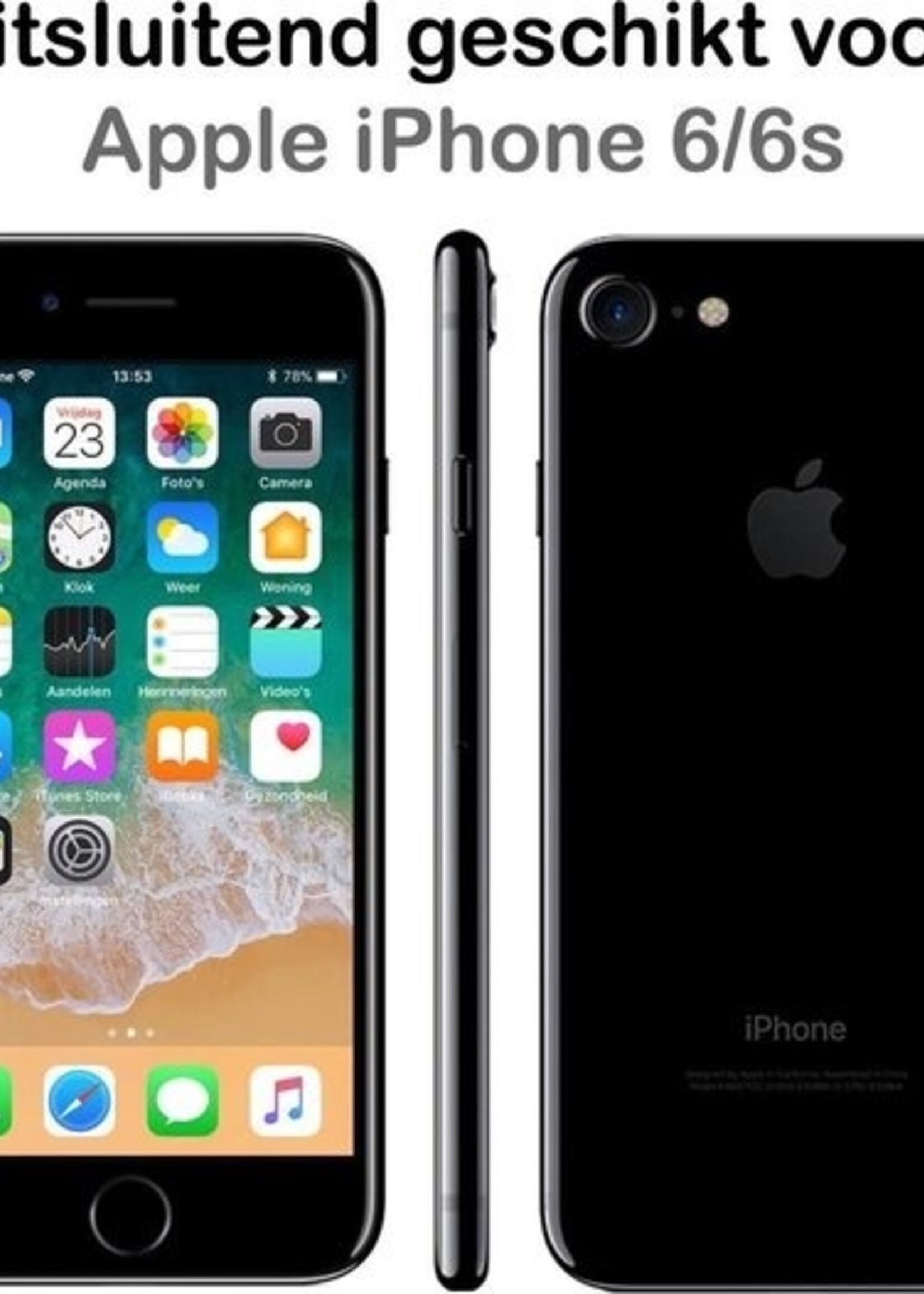 LUQ LUQ iPhone 6/6s hoesje siliconen - transparant