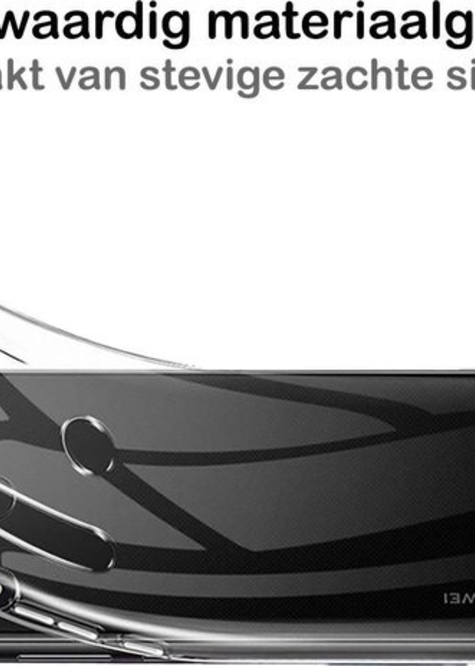 LUQ LUQ Huawei P30 Lite Hoesje en Screenprotector 3D