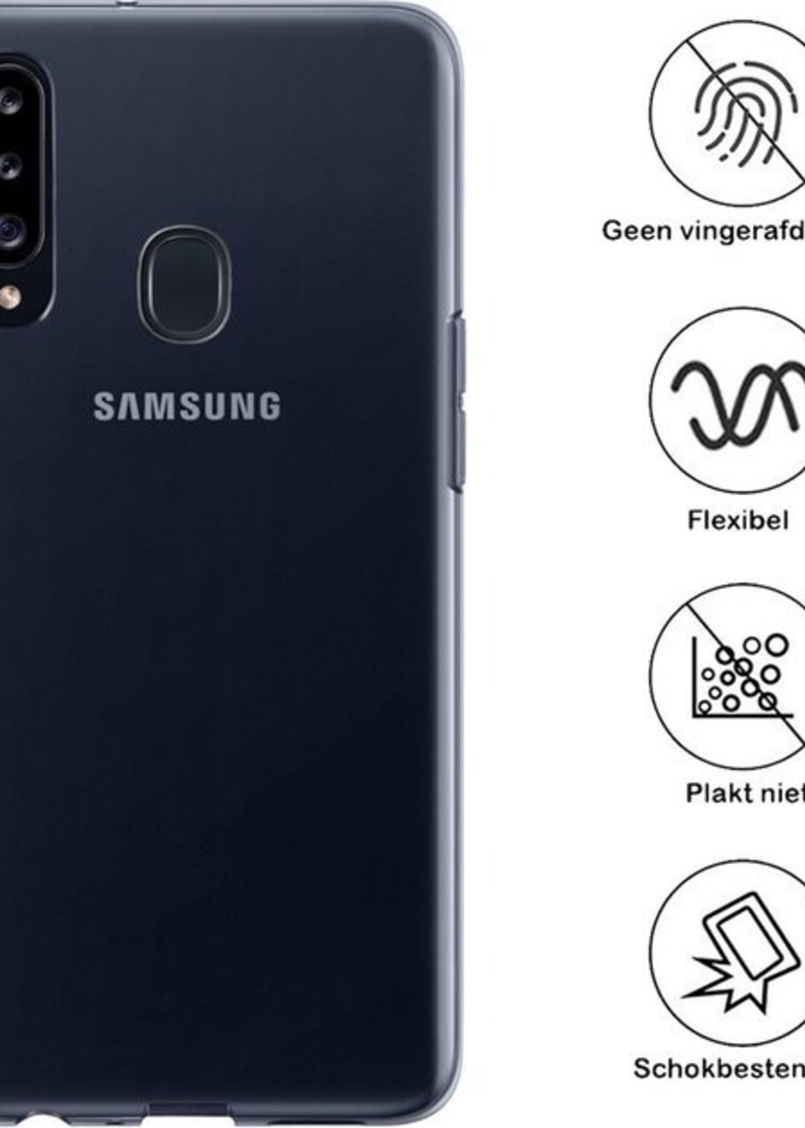 LUQ LUQ 2x Samsung Galaxy A20s hoesje