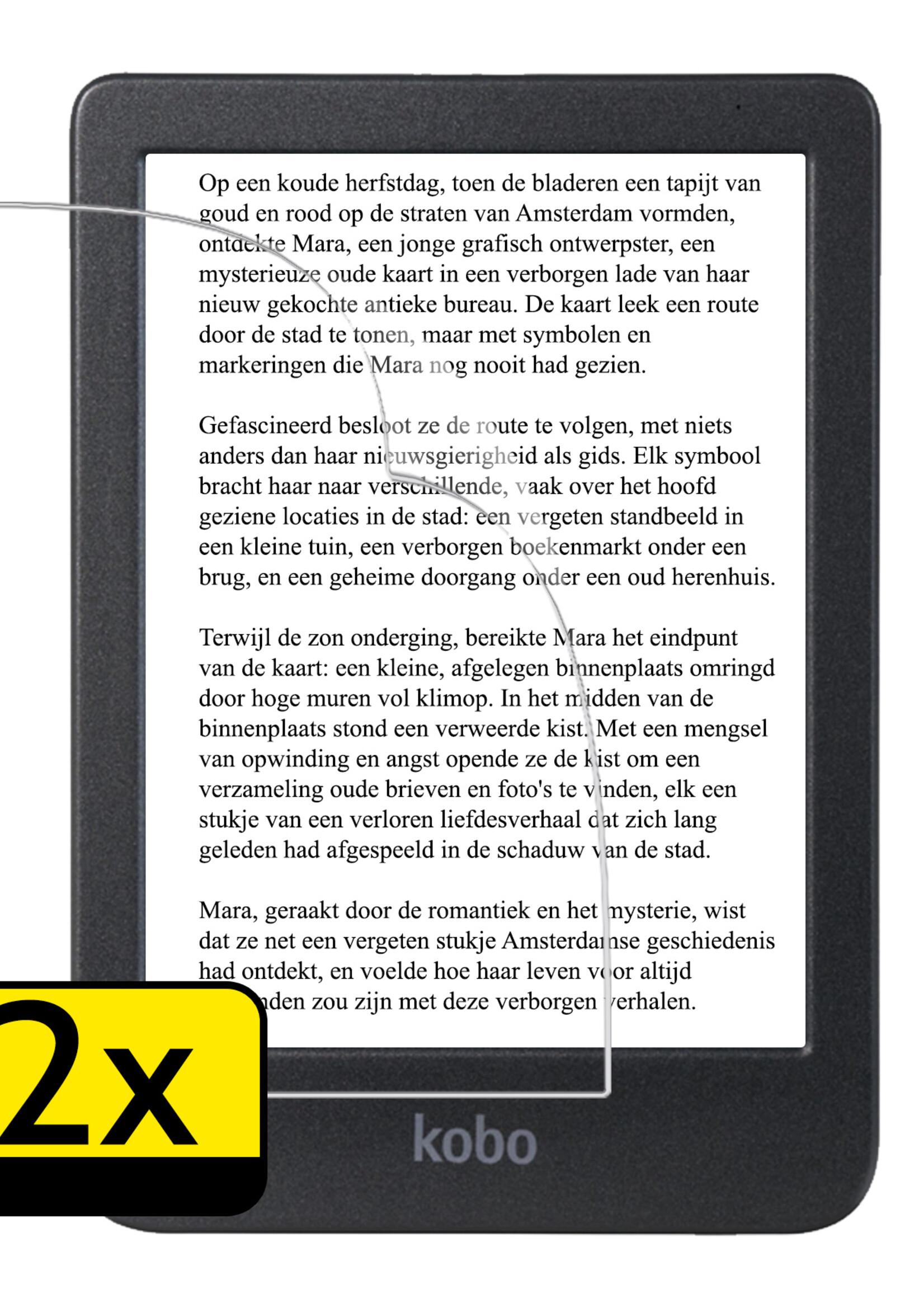 LUQ LUQ Kobo Clara 2E Schermfolie - 2 PACK