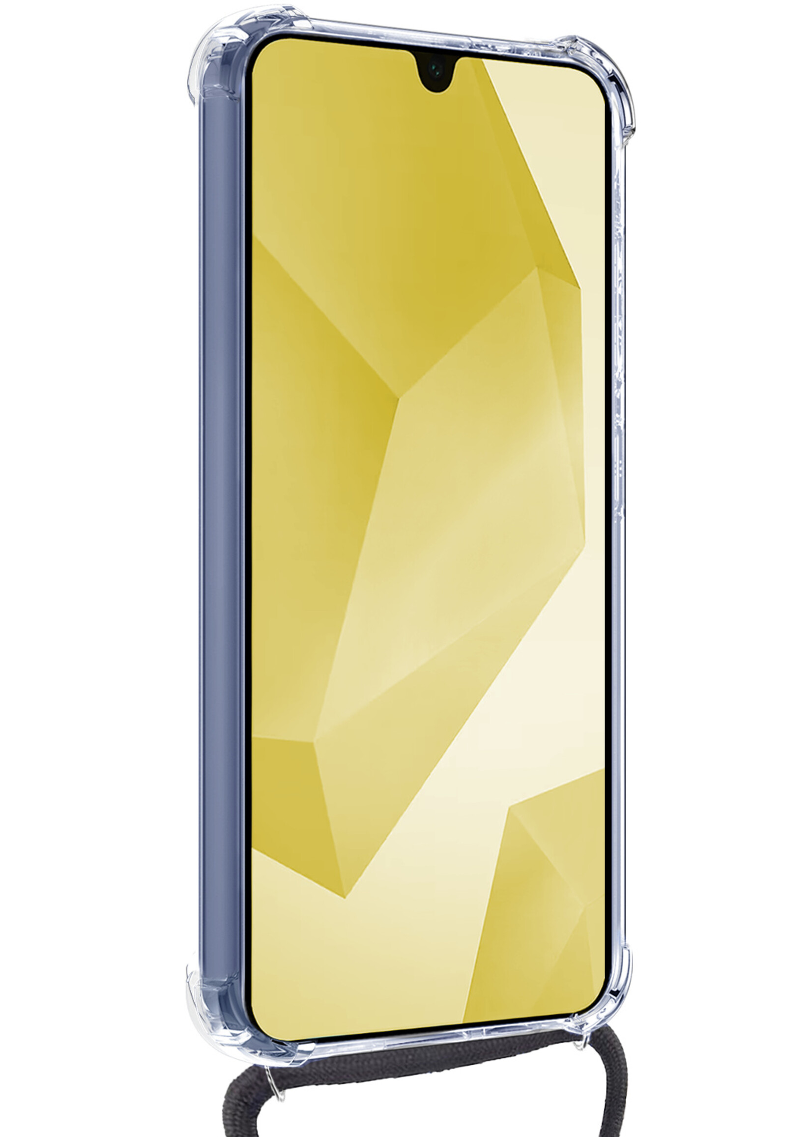 LUQ LUQ Samsung Galaxy A16 Hoesje Pashouder met Koord - 2 PACK