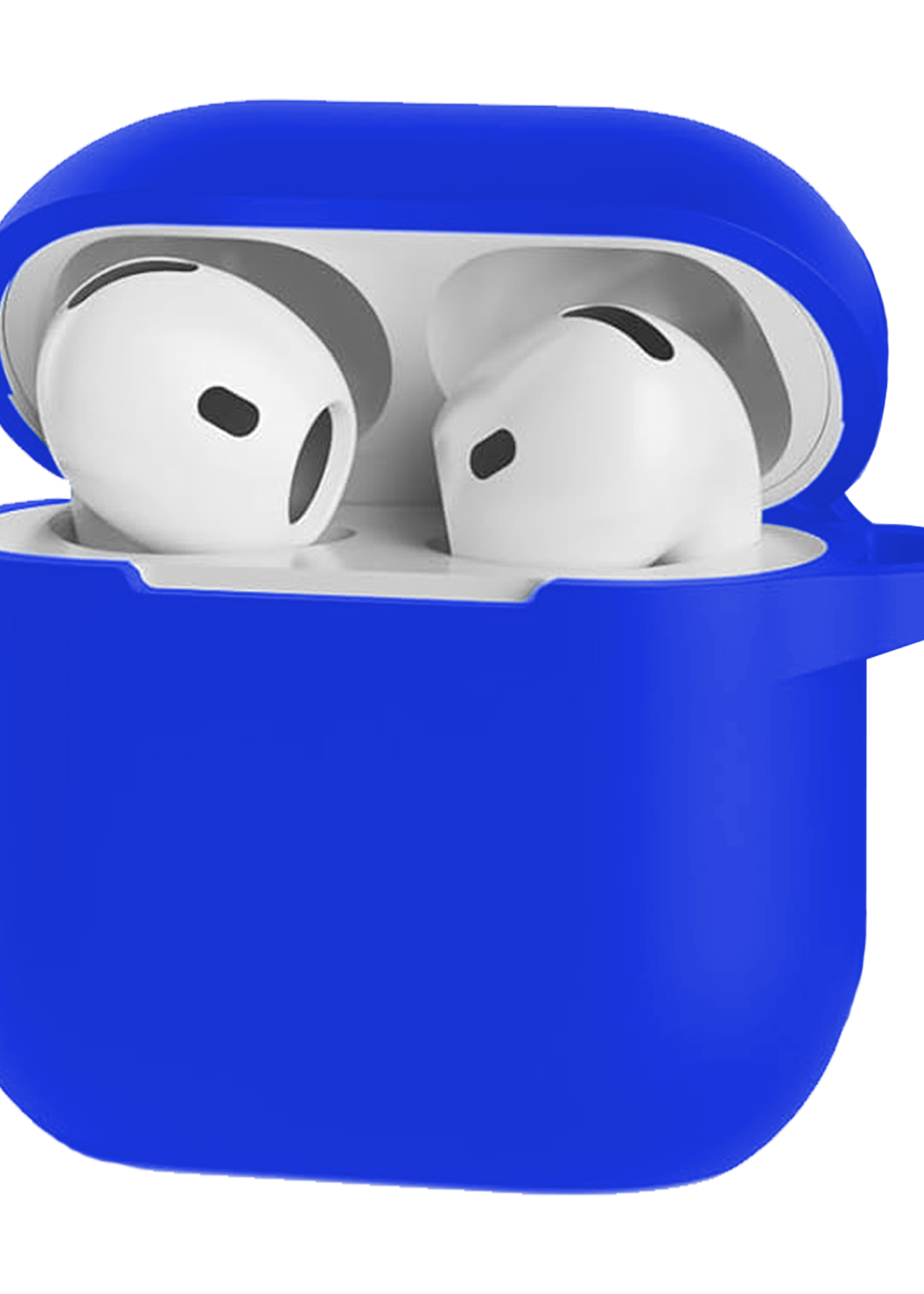 LUQ LUQ Siliconen Hoesje Voor Apple AirPods 4 - Blauw