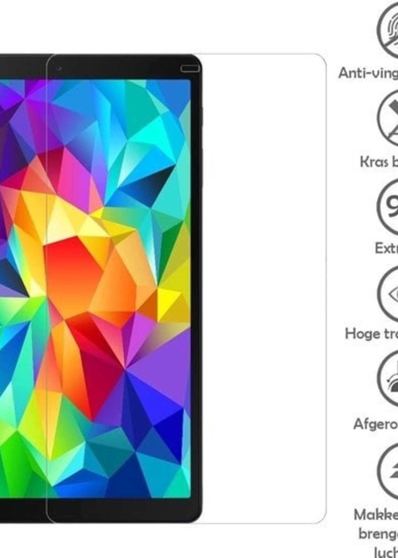 LUQ LUQ Samsung Galaxy Tab A 8.0 2019 (SM-T290 / SM-T295) Kinderhoes Met 2x Screenprotector - Groen