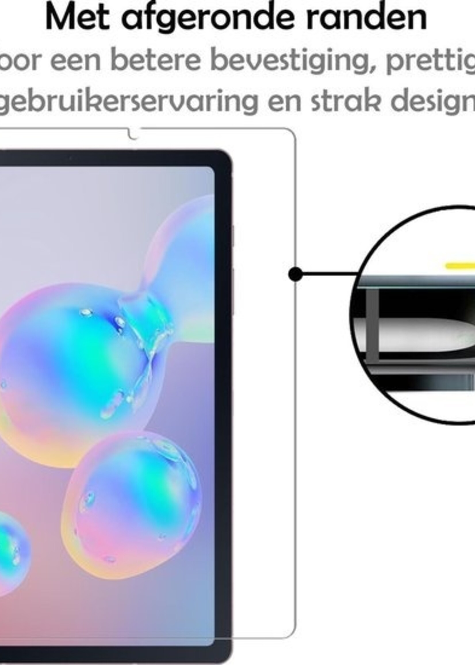 LUQ LUQ Samsung Galaxy Tab S6 Lite Kinderhoes Met Screenprotector - Groen