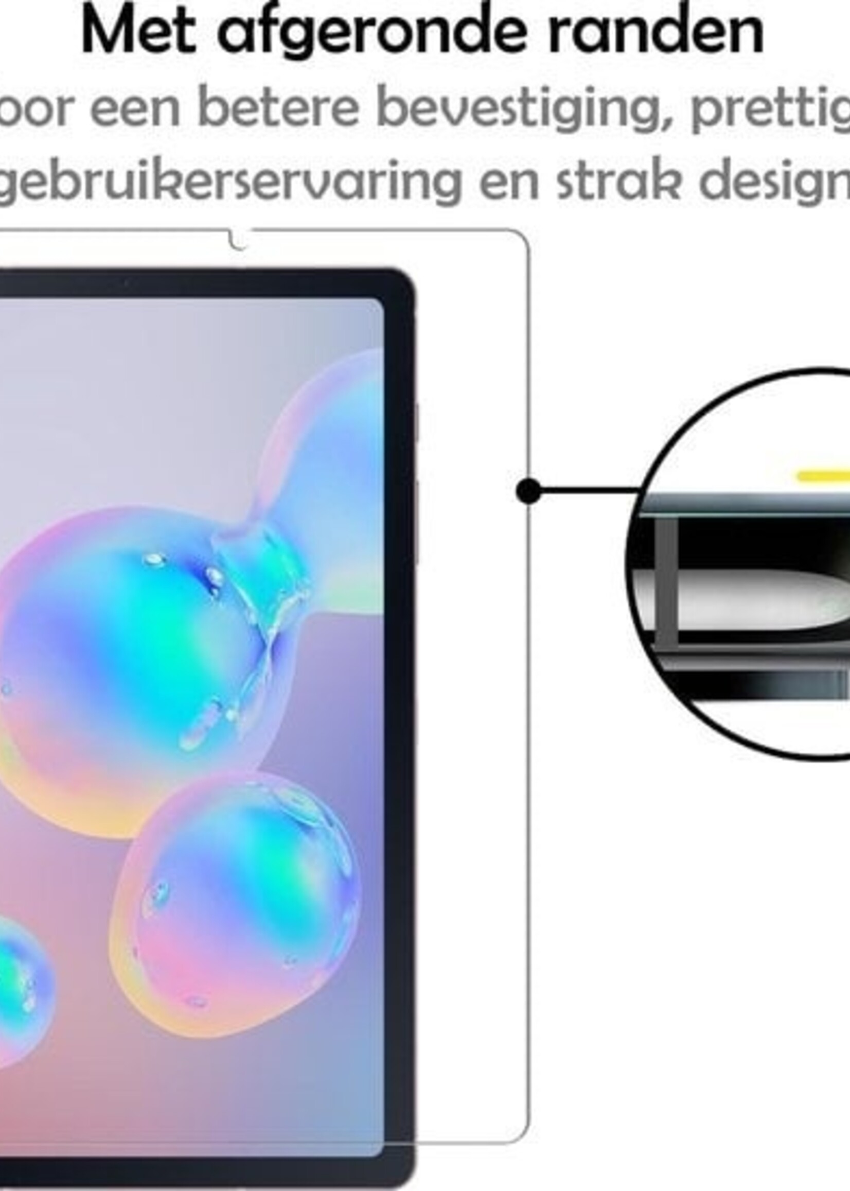 LUQ LUQ Samsung Galaxy Tab S6 Lite Kinderhoes Met Screenprotector - Blauw