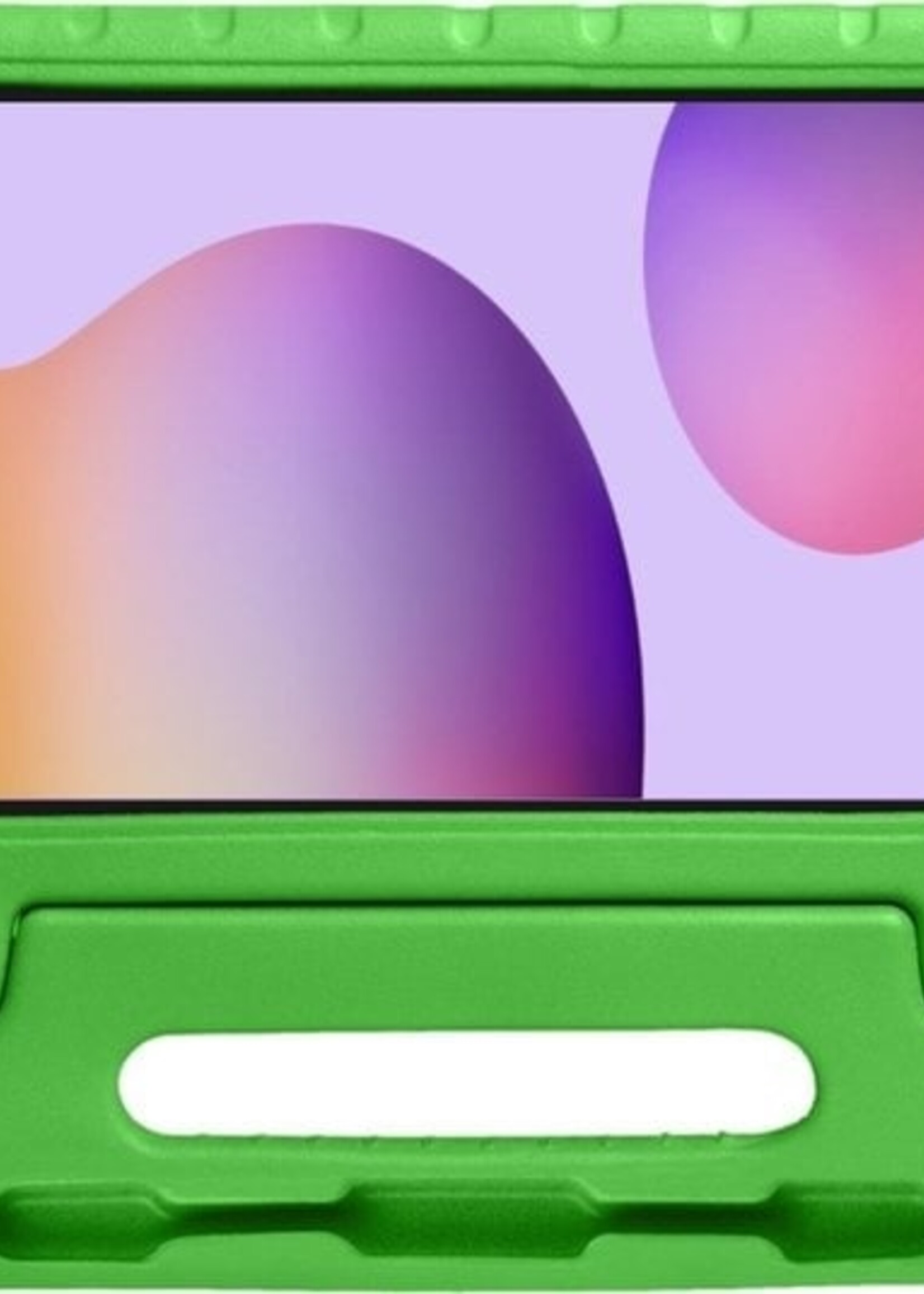 LUQ LUQ Samsung Galaxy Tab S6 Lite Kinderhoes Met 2x Screenprotector - Groen