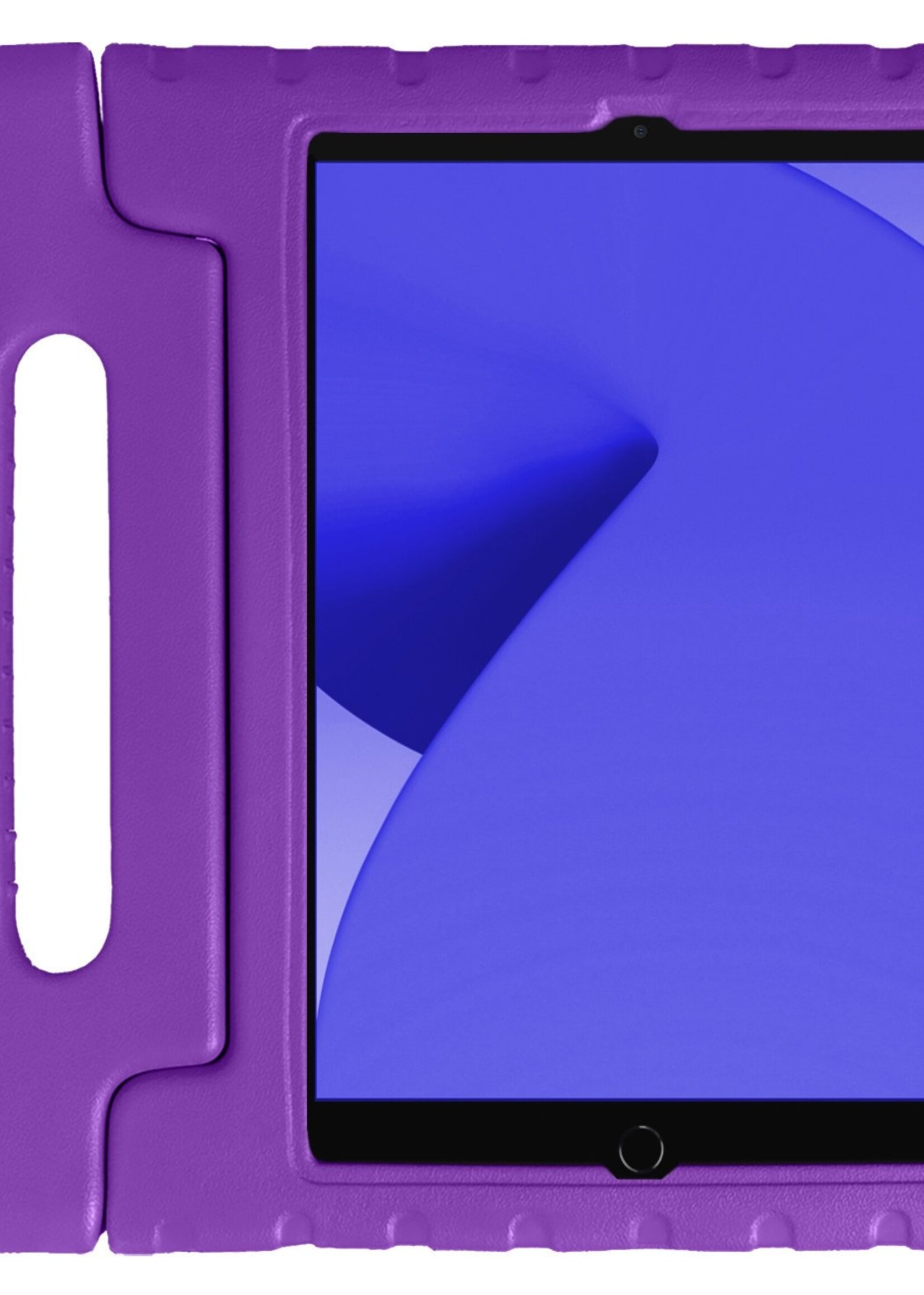LUQ LUQ iPad 10.2 2019/2020 Kinderhoes Met Screenprotector - Paars