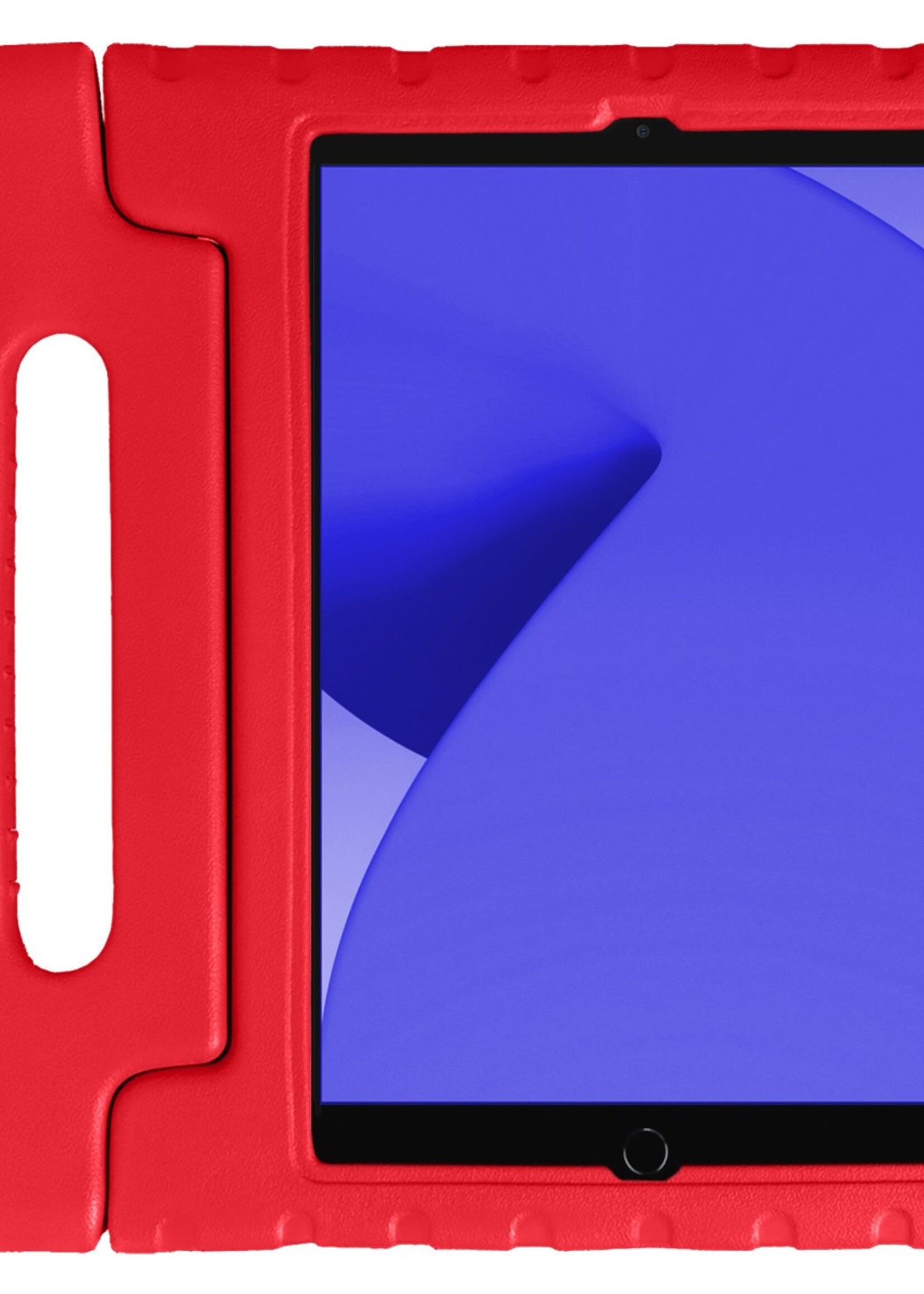 LUQ LUQ iPad 10.2 2019/2020 Kinderhoes Met Screenprotector - Rood