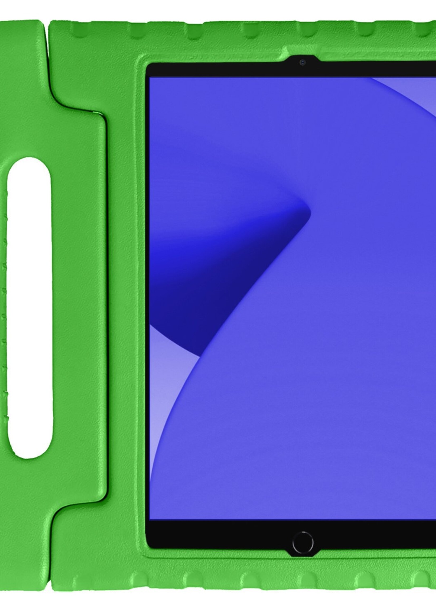 LUQ LUQ iPad 10.2 2019/2020 Kinderhoes Met 2x Screenprotector - Groen