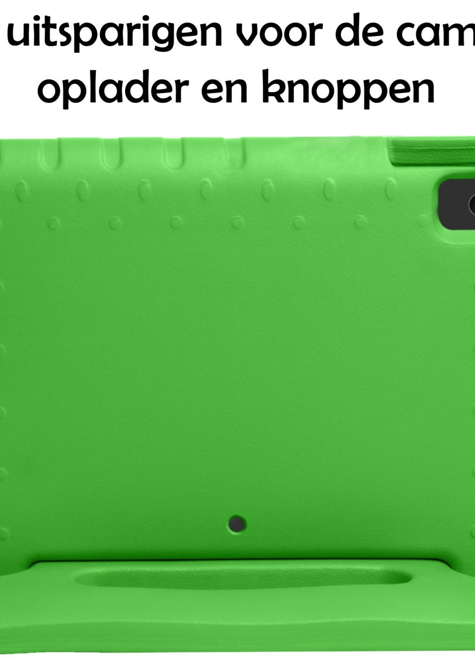 LUQ LUQ iPad 10.2 2019/2020 Kinderhoes Met 2x Screenprotector - Groen