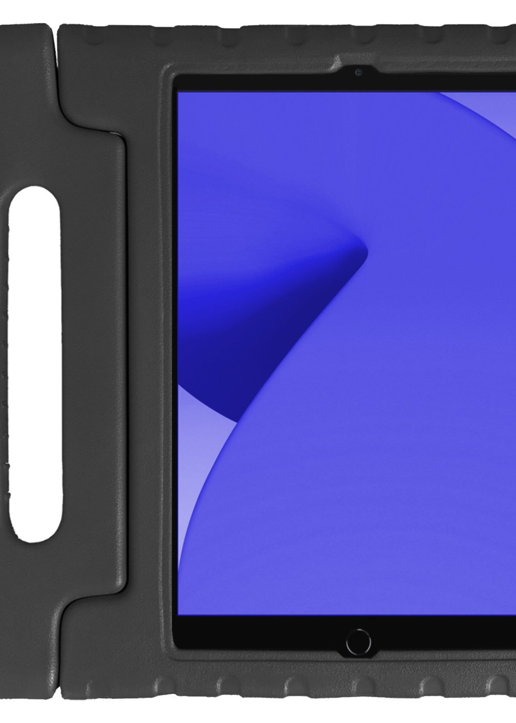 LUQ LUQ iPad 10.2 2019/2020 Kinderhoes Met 2x Screenprotector - Zwart