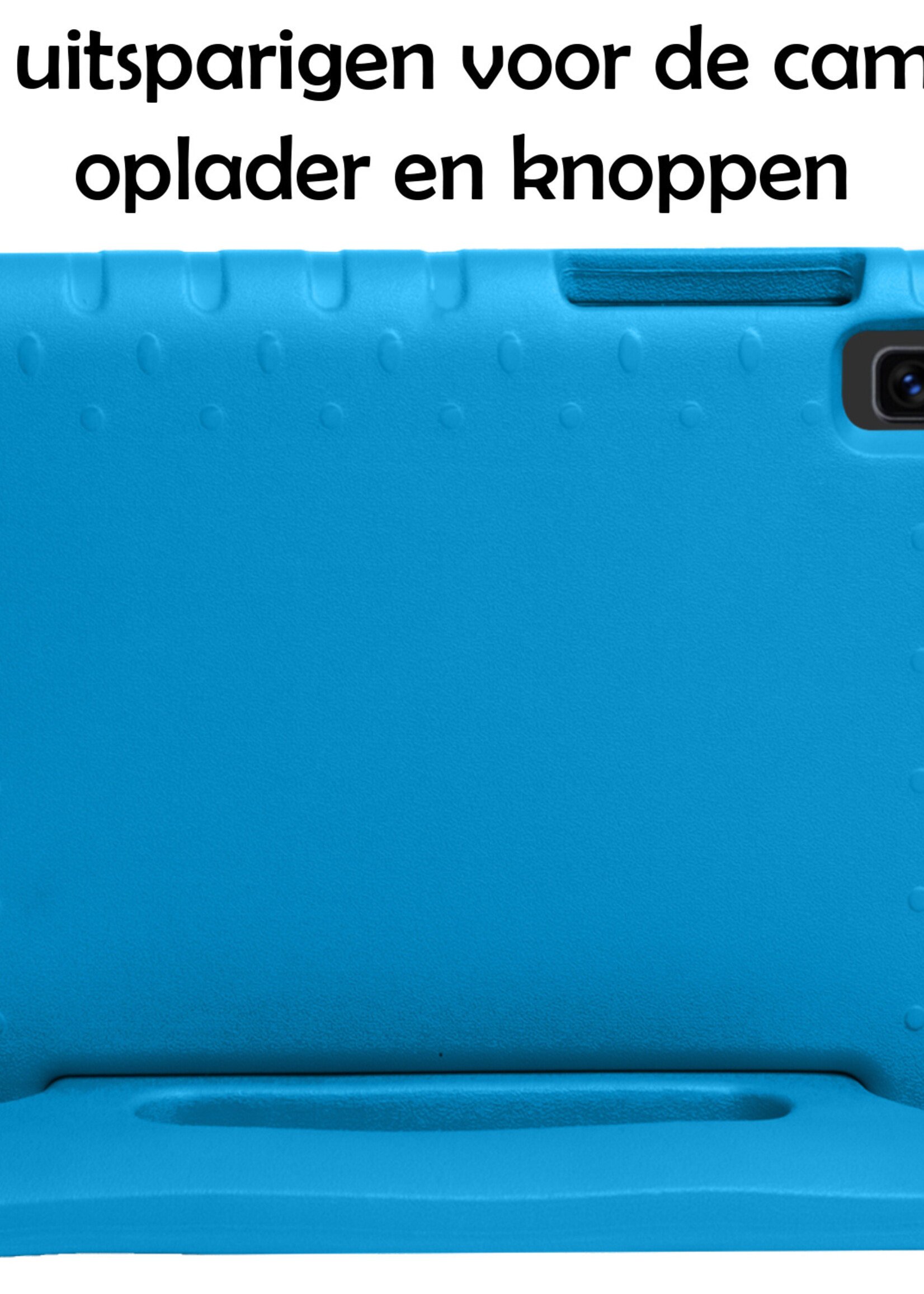 LUQ LUQ Samsung Galaxy Tab A 8.0 2019 (SM-T290 / SM-T295) Kinderhoes Met Screenprotector - Blauw