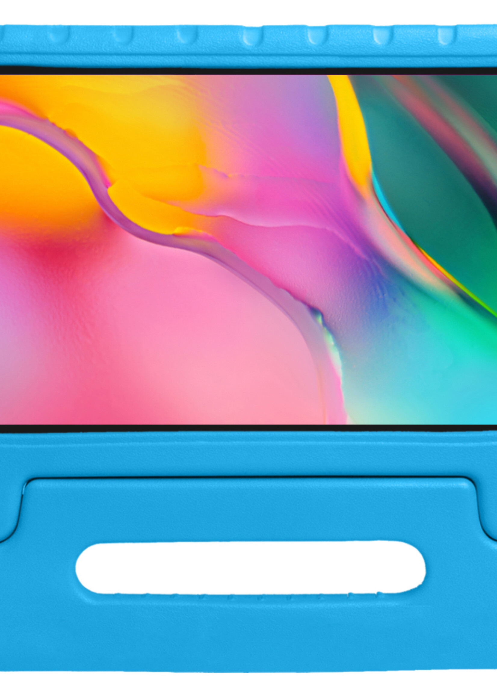 LUQ LUQ Samsung Galaxy Tab A 8.0 2019 (SM-T290 / SM-T295) Kinderhoes Met Screenprotector - Blauw