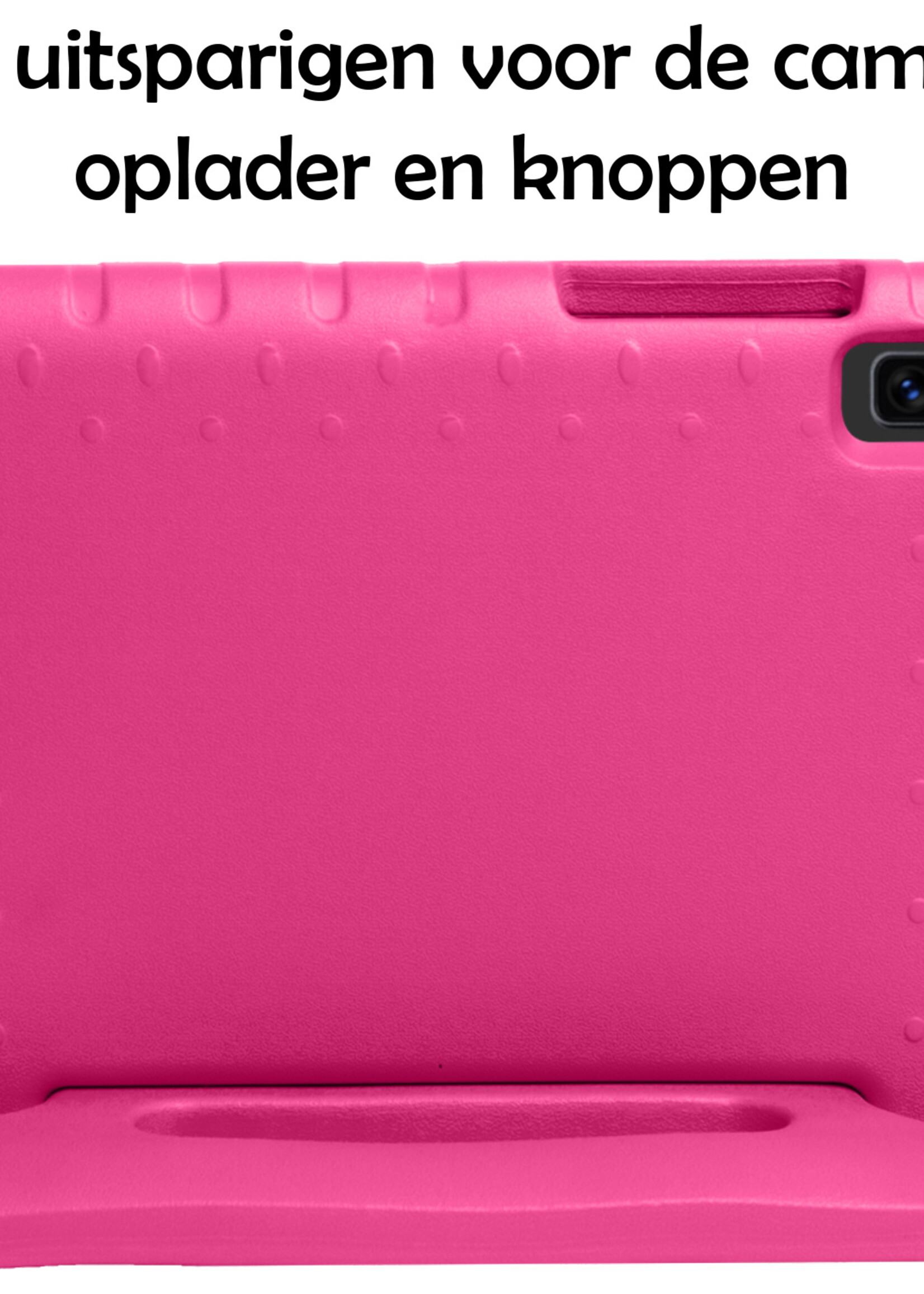 LUQ LUQ Samsung Galaxy Tab A 8.0 2019 (SM-T290 / SM-T295) Kinderhoes Met Screenprotector - Roze