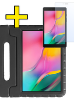 LUQ LUQ Samsung Galaxy Tab A 8.0 2019 (SM-T290 / SM-T295) Kinderhoes Met Screenprotector - Zwart