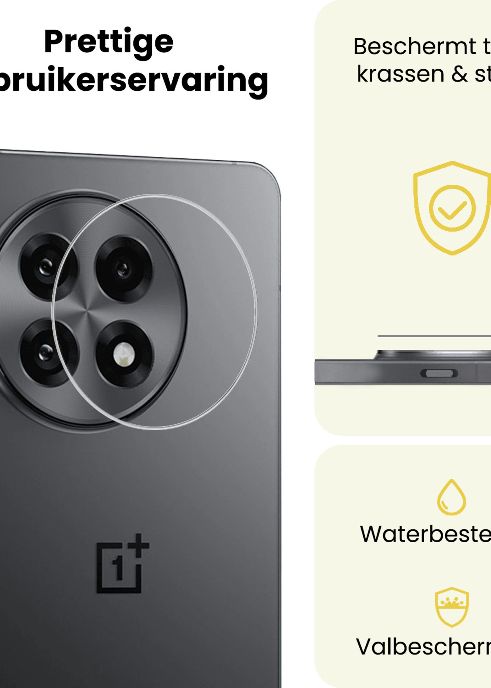 LUQ LUQ OnePlus 13R Camera Screenprotector - 2 PACK