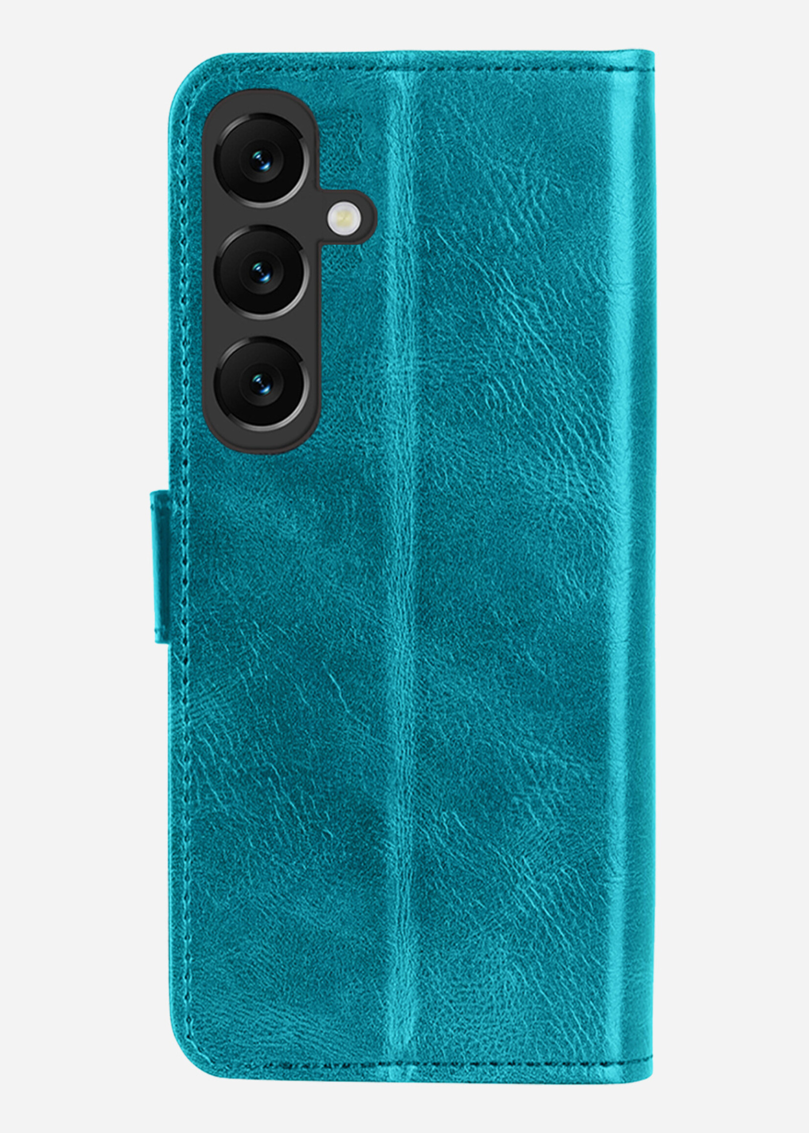 LUQ LUQ Samsung Galaxy S25 Hoesje Bookcase - Turquoise