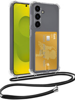 LUQ LUQ Samsung Galaxy S25 Plus Hoesje Pashouder met Koord