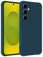 LUQ LUQ Samsung Galaxy S25 Plus Hoesje Siliconen - Donkerblauw