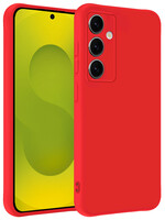 LUQ LUQ Samsung Galaxy S25 Plus Hoesje Siliconen - Rood