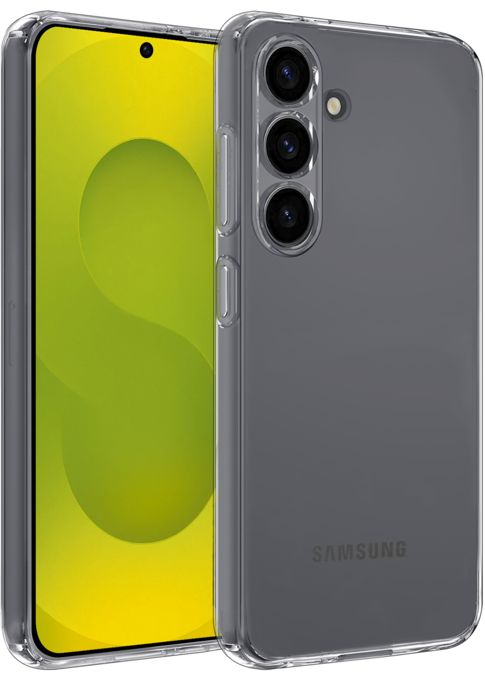 LUQ LUQ Samsung Galaxy S25 Plus Hoesje Siliconen - Transparant