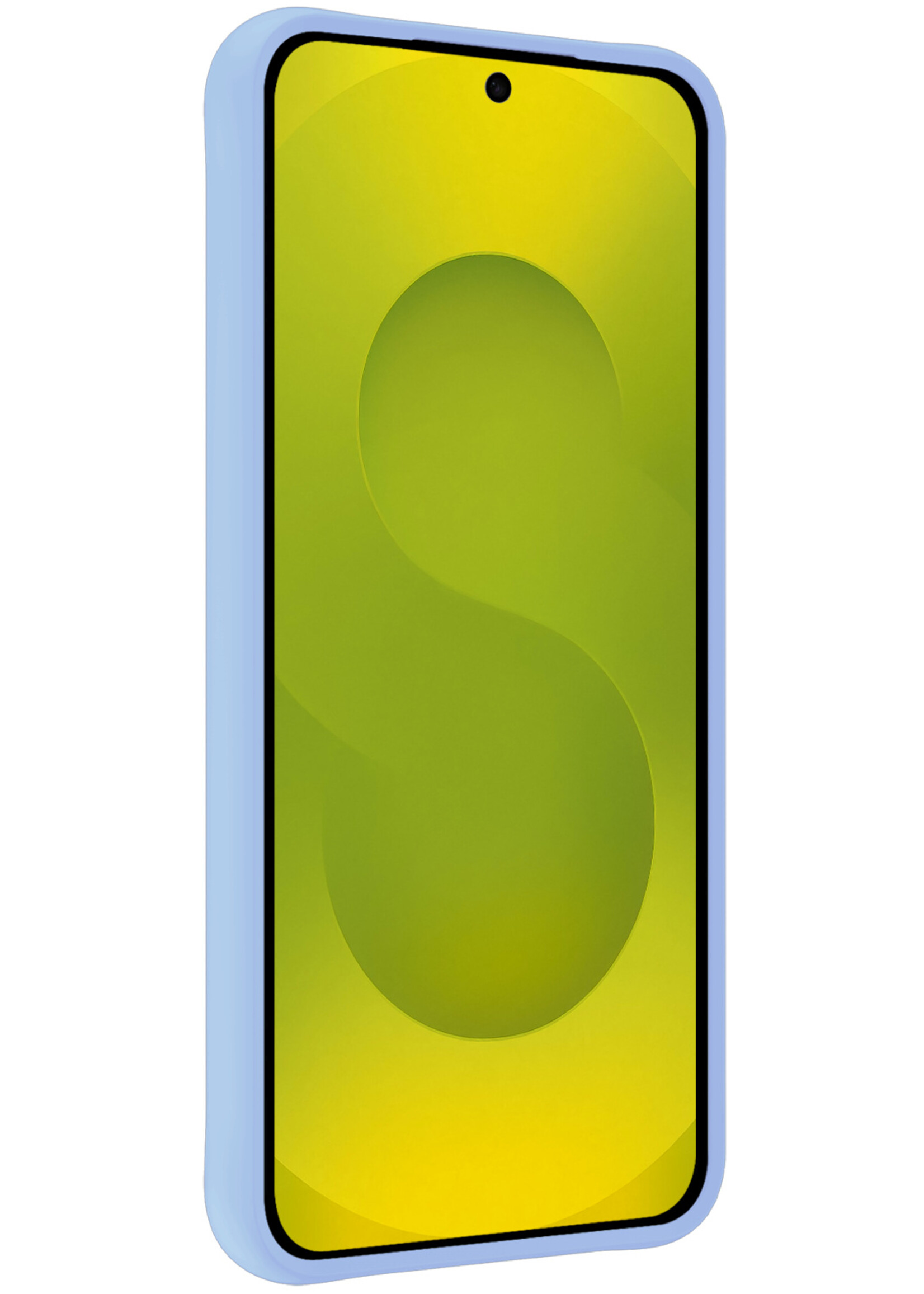 LUQ LUQ Samsung Galaxy S25 Plus Hoesje Siliconen - Lichtblauw - 2 PACK