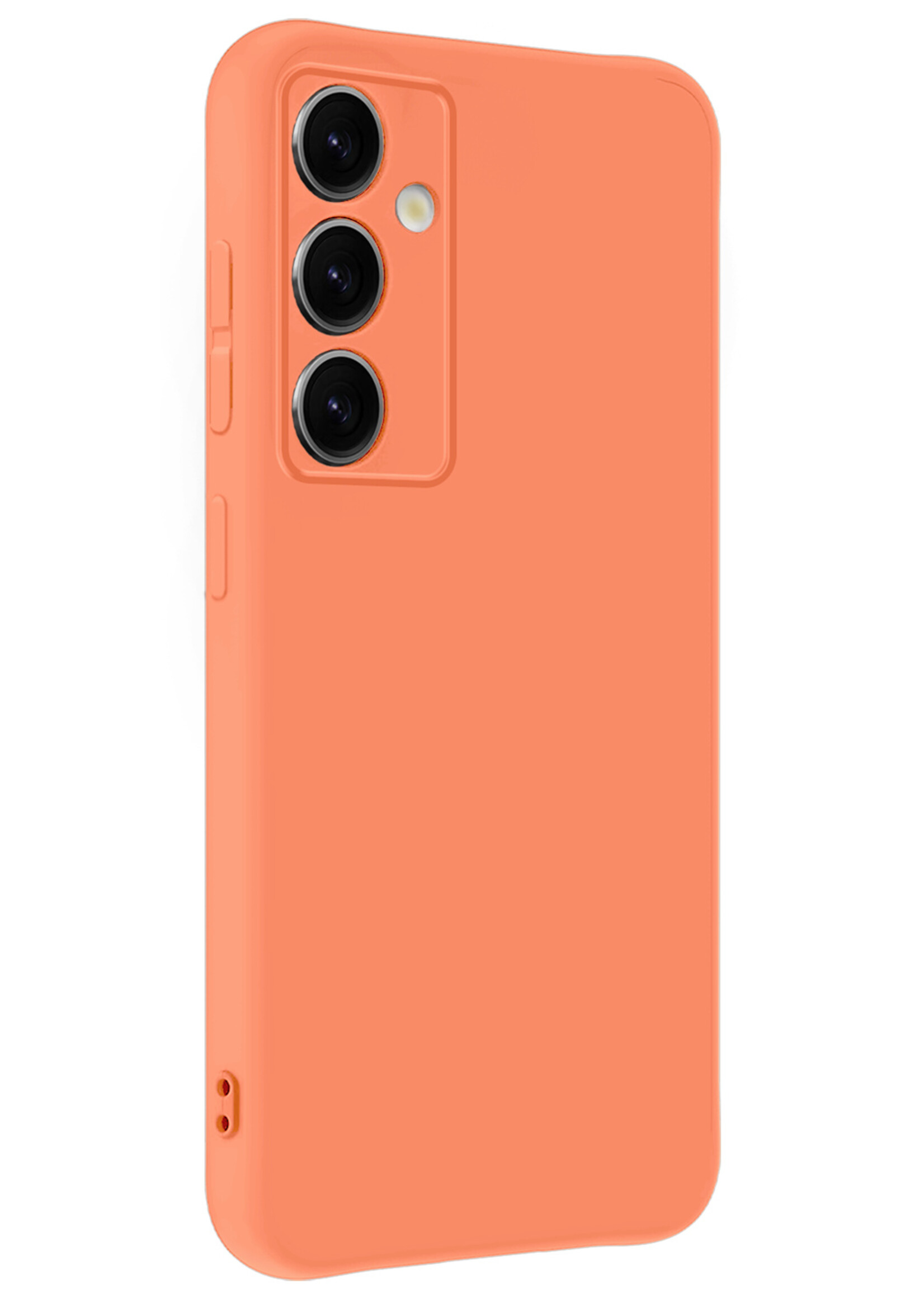 LUQ LUQ Samsung Galaxy S25 Plus Hoesje Siliconen - Perzik - 2 PACK