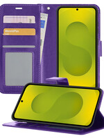 LUQ LUQ Samsung Galaxy S25 Plus Hoesje Bookcase - Paars